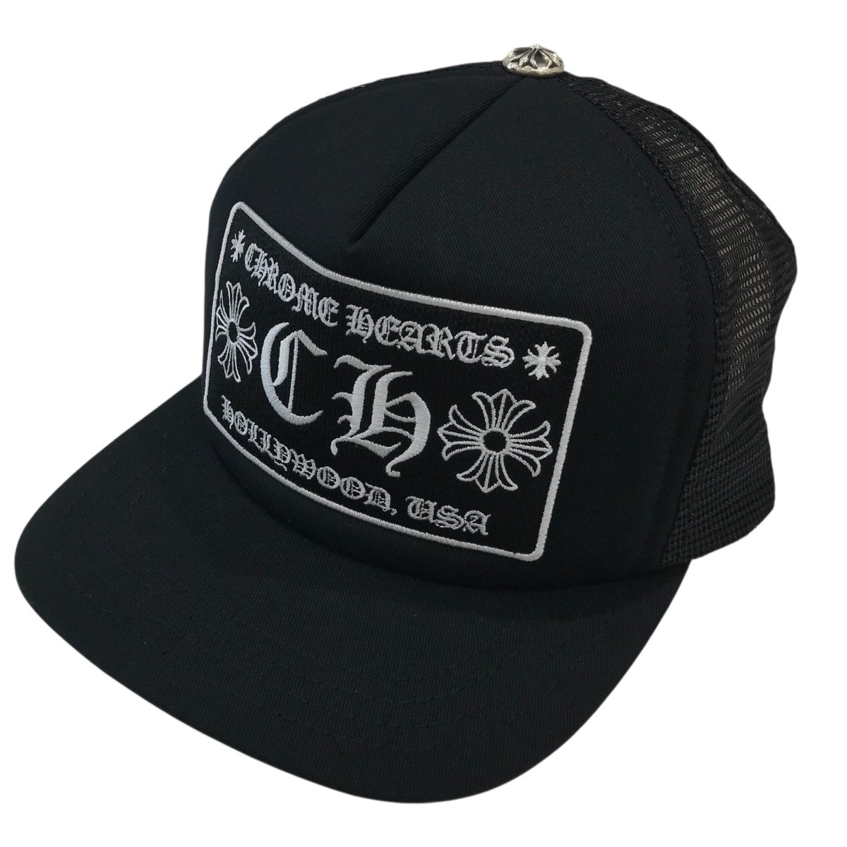 CHROME HEARTS 黒 メッシュキャップ CHROME HEARTS(クロムハーツ) メッシュトラッカーキャップ ブラック