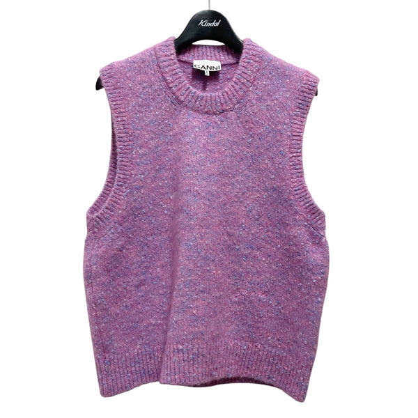 Ganni(ガニー) アルパカコットンニットベスト42 158 12 097291 42 158