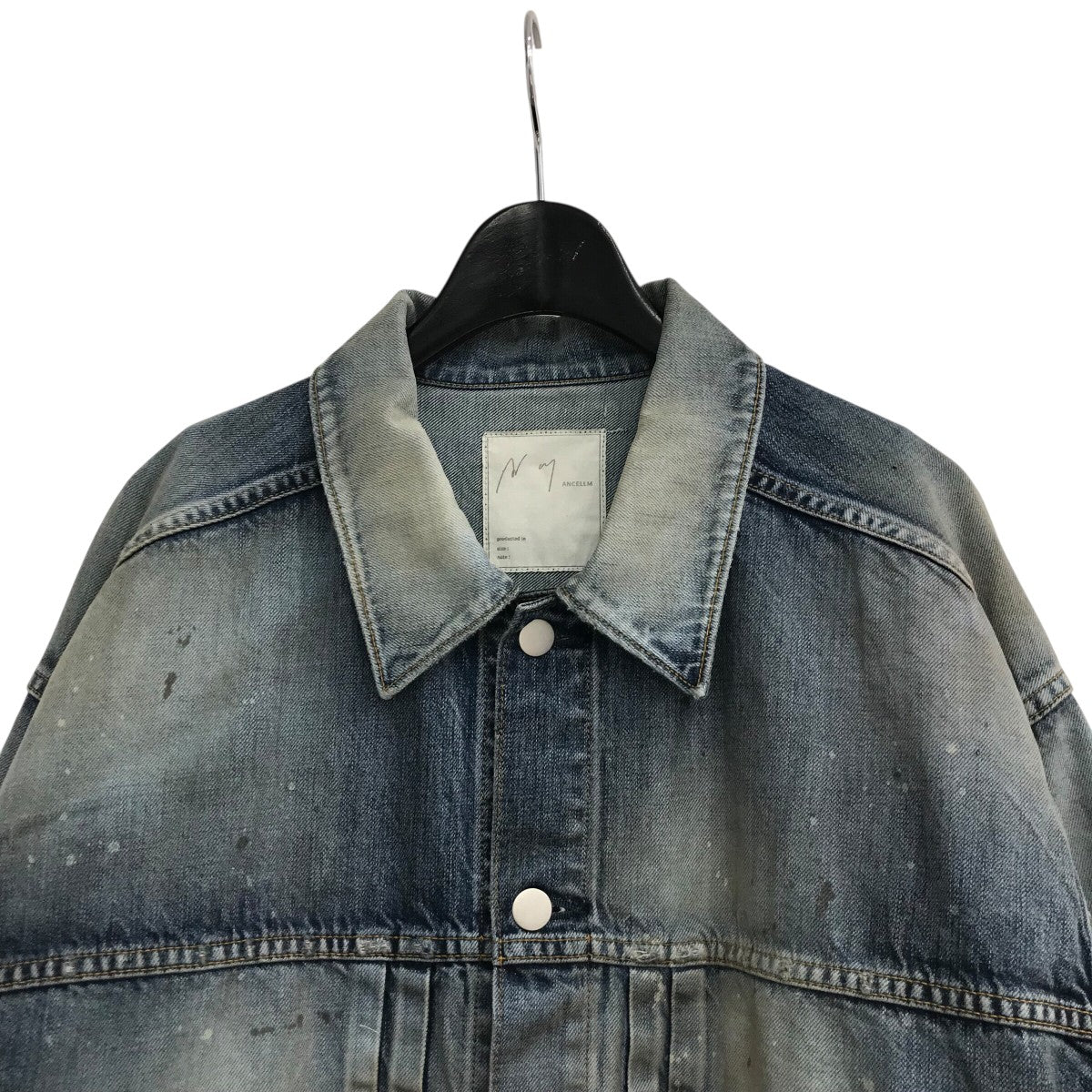 ANCELLM(アンセルム) 25SS「AGING DENIM JACKET」デニムジャケットANC 