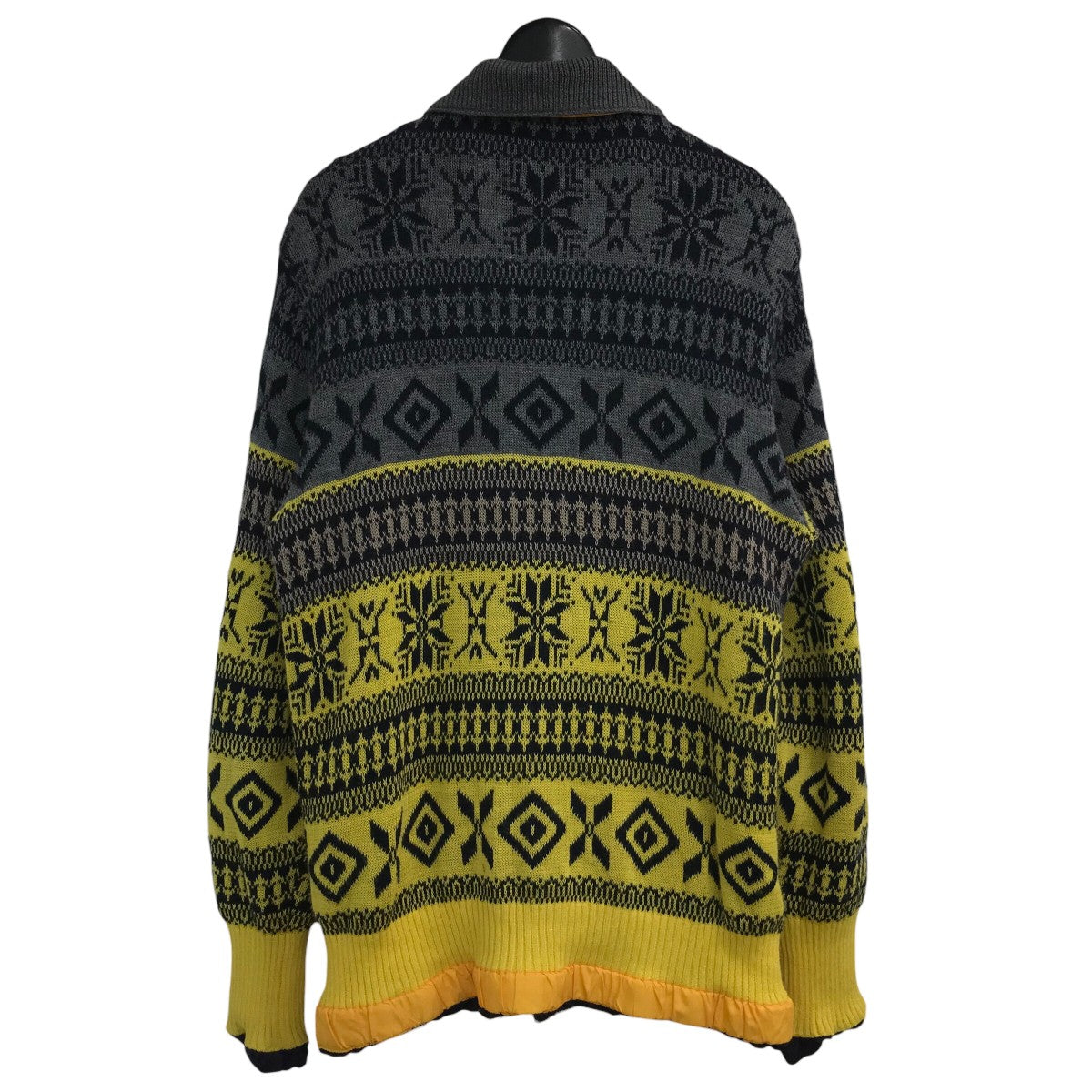 sacaiナイロン×ニットジップカーディガン sacai] Wool Cardigan – MaW SAPPORO