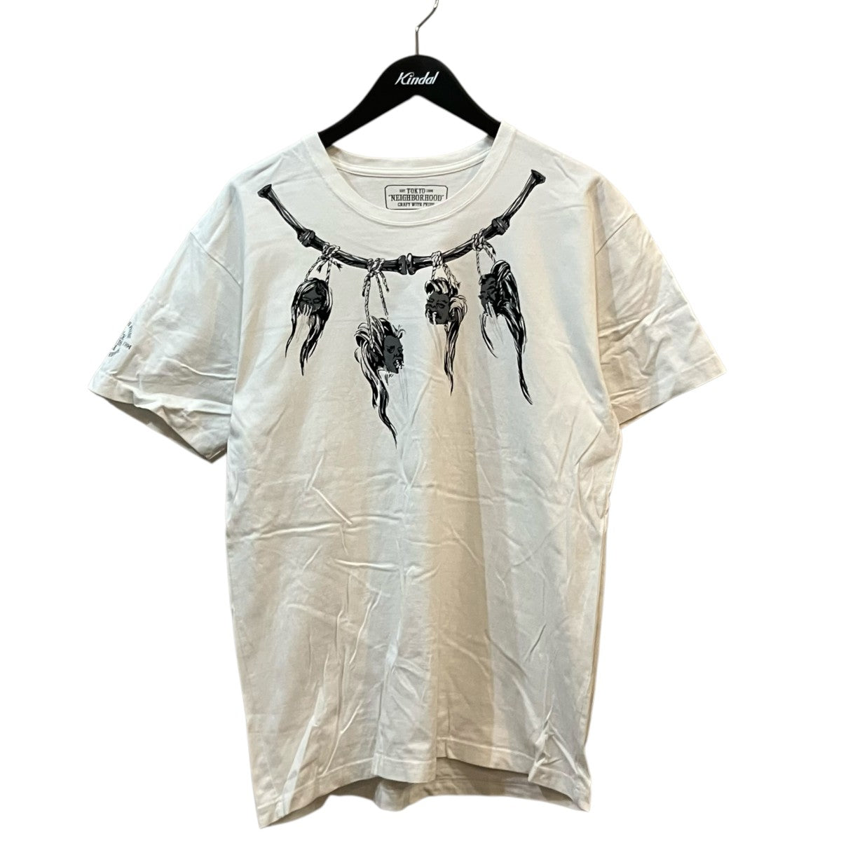 NEIGHBORHOOD SHRUNKEN HEADSプリントTシャツ 古着・中古-1枚目のアイテム画像