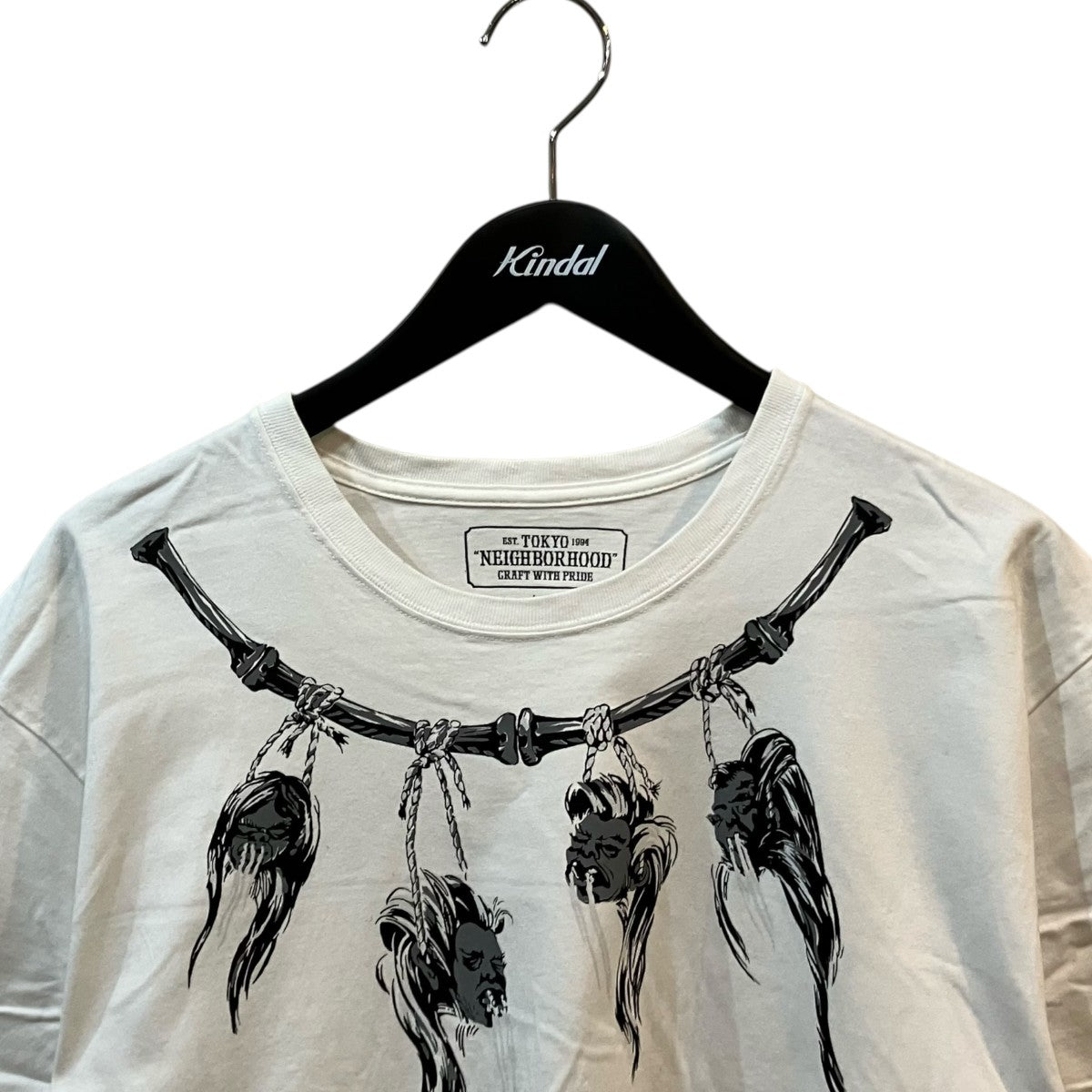 NEIGHBORHOOD SHRUNKEN HEADSプリントTシャツ 古着・中古-3枚目のアイテム画像