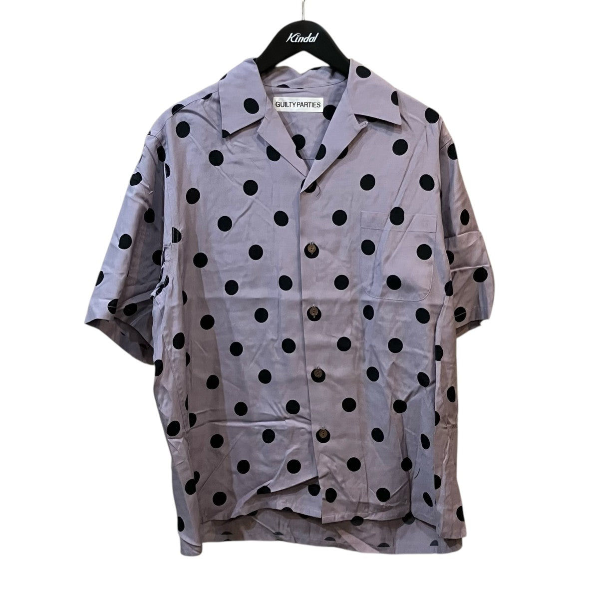 WACKO MARIA 「DOTS HAWAIIAN SHIRT」ドット柄ショートスリーブシャツ 古着・中古-1枚目のアイテム画像