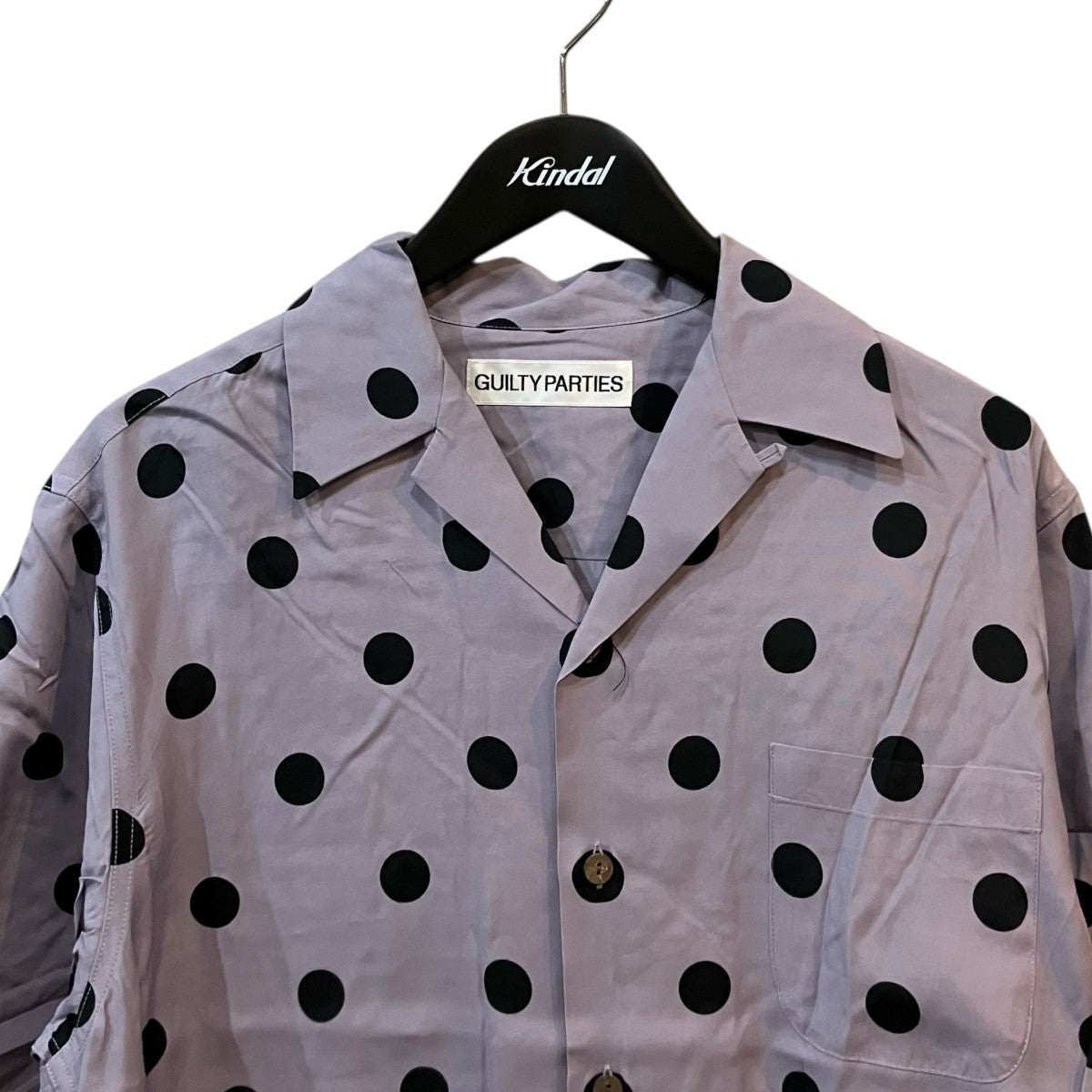 WACKO MARIA 「DOTS HAWAIIAN SHIRT」ドット柄ショートスリーブシャツ 古着・中古-3枚目のアイテム画像