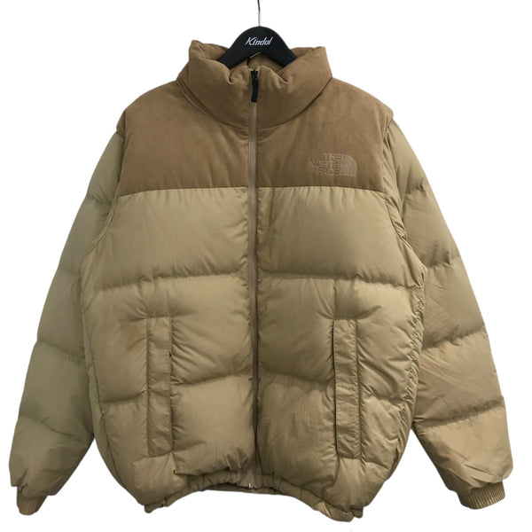 THE NORTH FACE ダウンジャケット S ベージュ THE NORTH FACE(ザノースフェイス) 「Nuptse Jacket PROTOTYPE