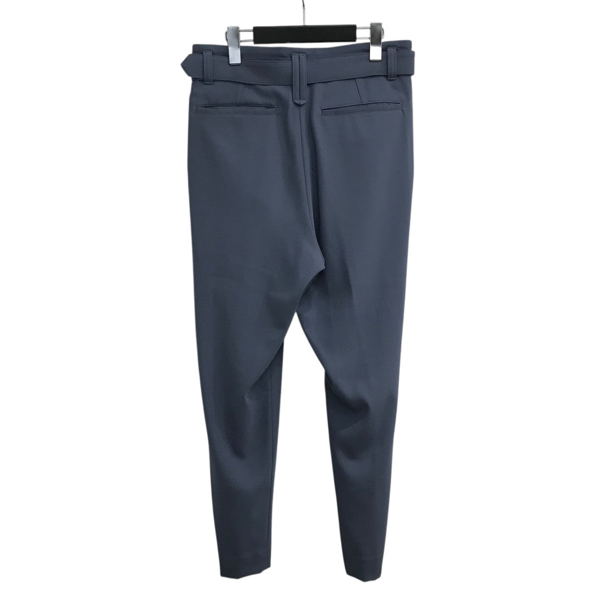 【美品】CULLNI ストライプ スラックス クルニ 22SS 1 ブラック　黒 CULLNI(クルニ) ストライプスラックスパンツ 24-AW-058ST