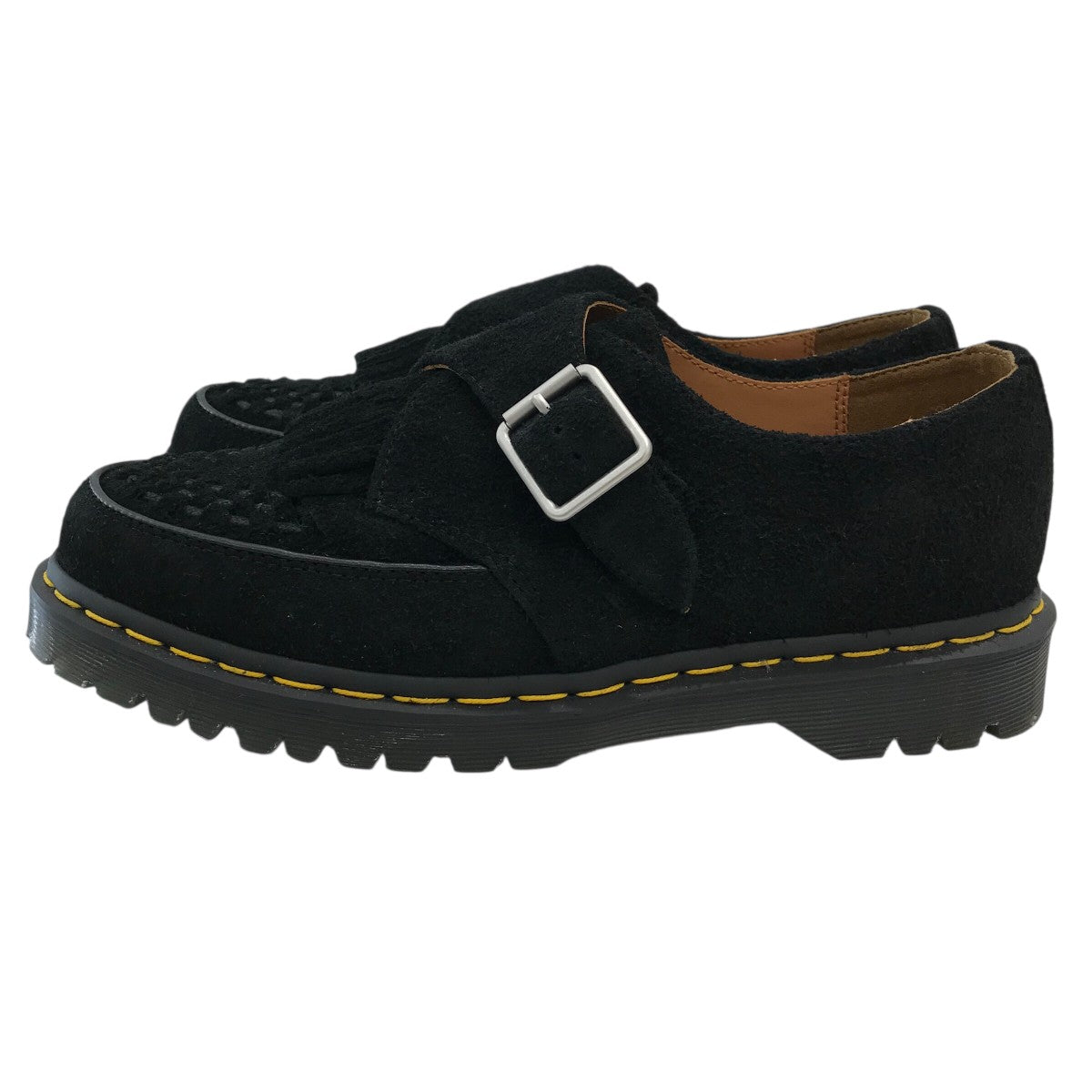 美品)Dr. Martens RAMSEY QUAD MONK シューズ Dr Martens Ramsey Quad monk shoes in black leather | ASOS