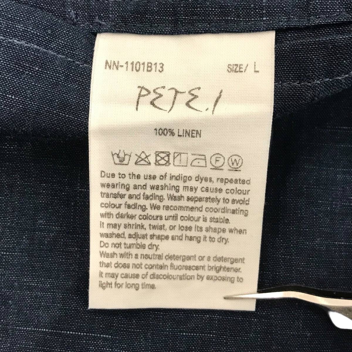 NICENESS 24SS「PETE．I」ダブルカバーオールNN1101B13 古着・中古-6枚目のアイテム画像