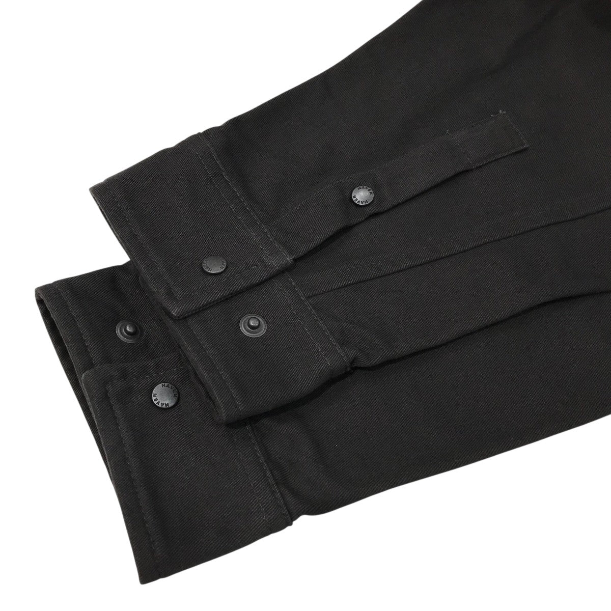 「Emerized Twill Charcoal」ポケット長袖シャツHVN SH0136