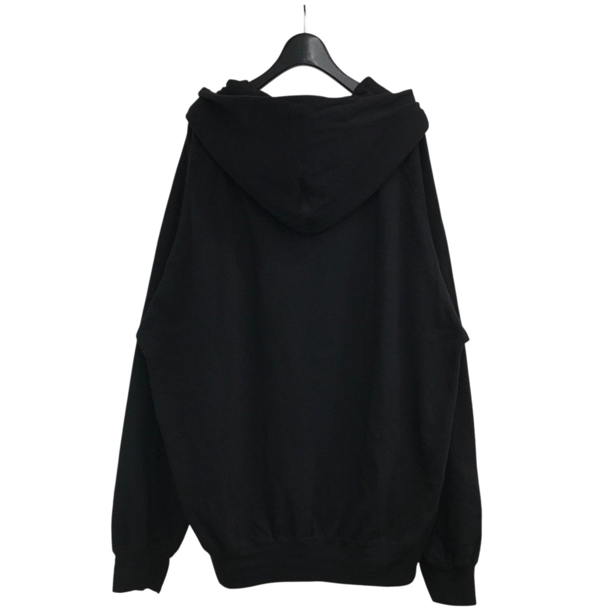 COMOLI LWコットン裏毛ジップパーカ BLACK B01-05012 2 COMOLI