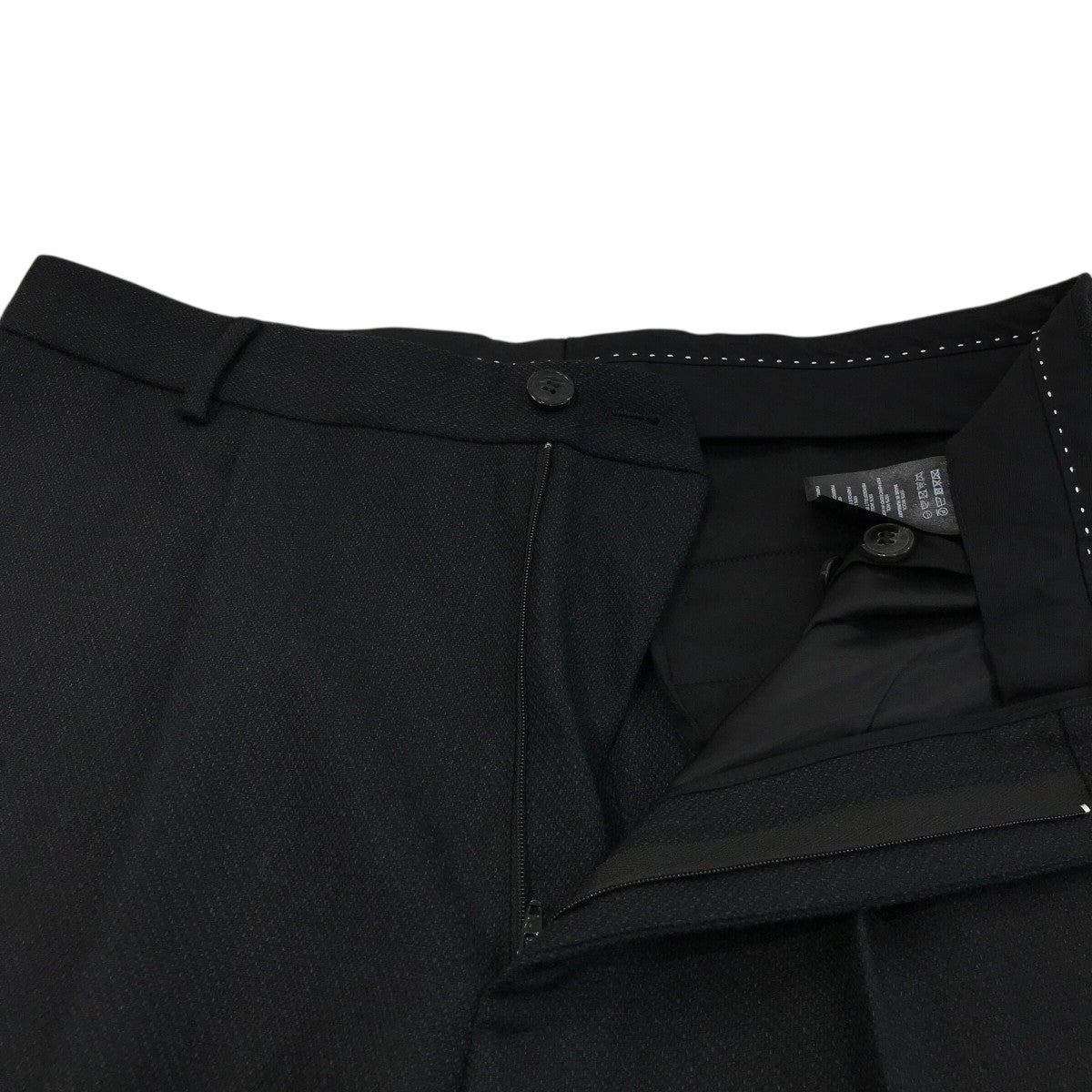 DRIES VAN NOTEN(ドリスヴァンノッテン) ワイドスラックス ブラック