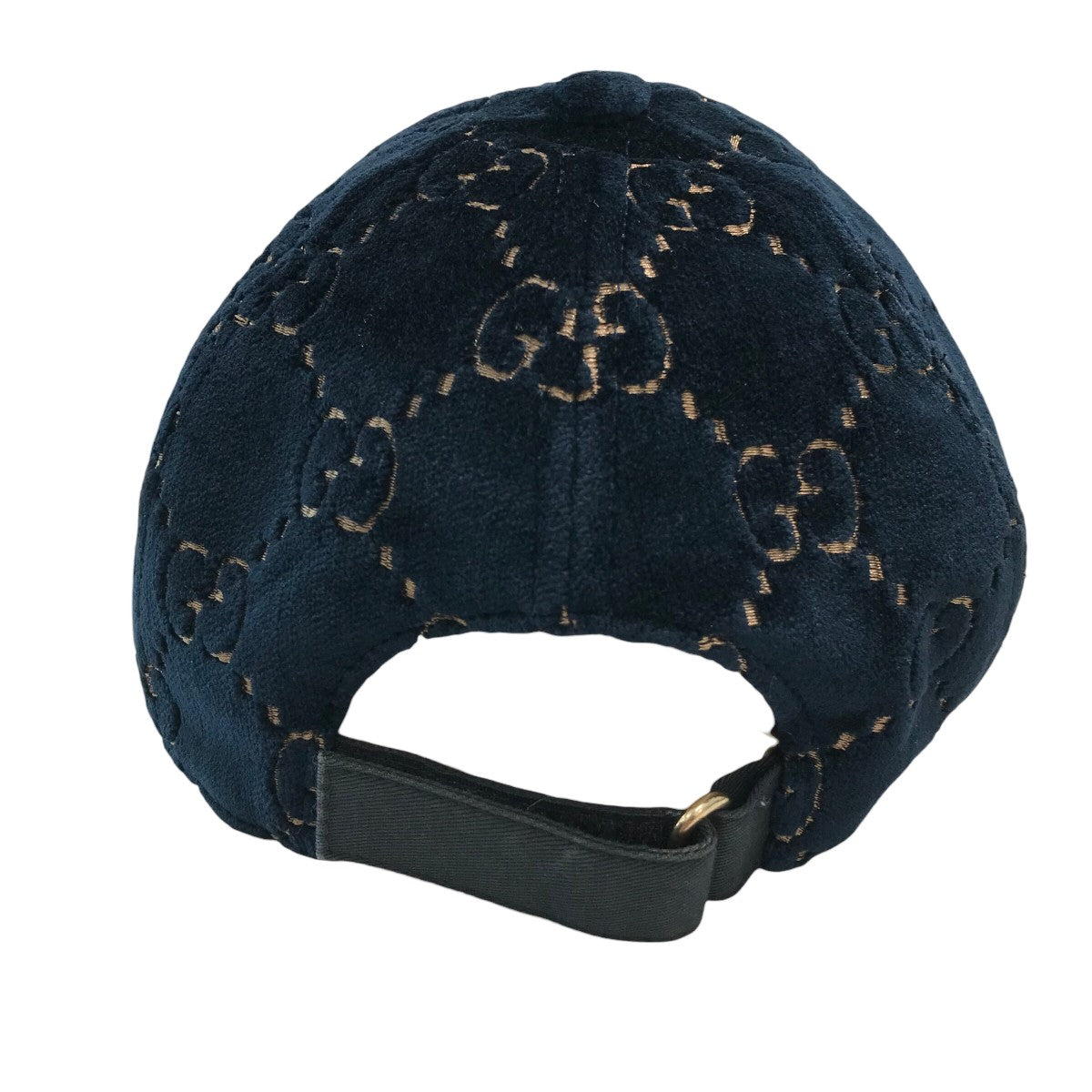 GUCCI ネイビー キャップ Mサイズ GUCCI(グッチ) GGベロアキャップ ネイビー サイズ M(57CM)｜【公式