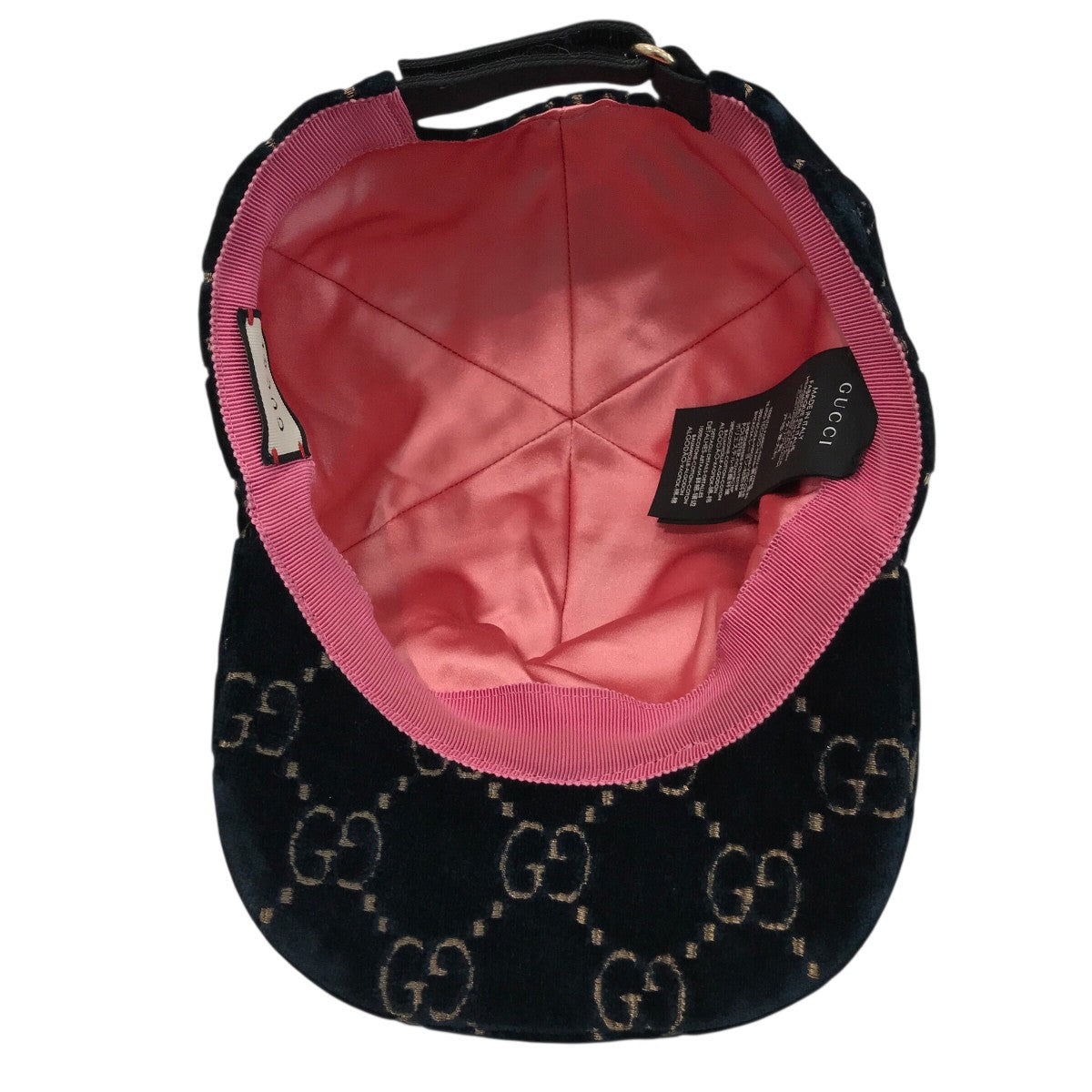 GUCCI(グッチ) GGベロアキャップ ネイビー サイズ M(57CM)｜【公式