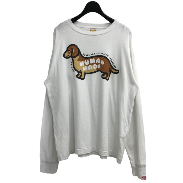 HUMAN MADE(ヒューマンメイド) ダックスフンドプリント長袖Tシャツ
