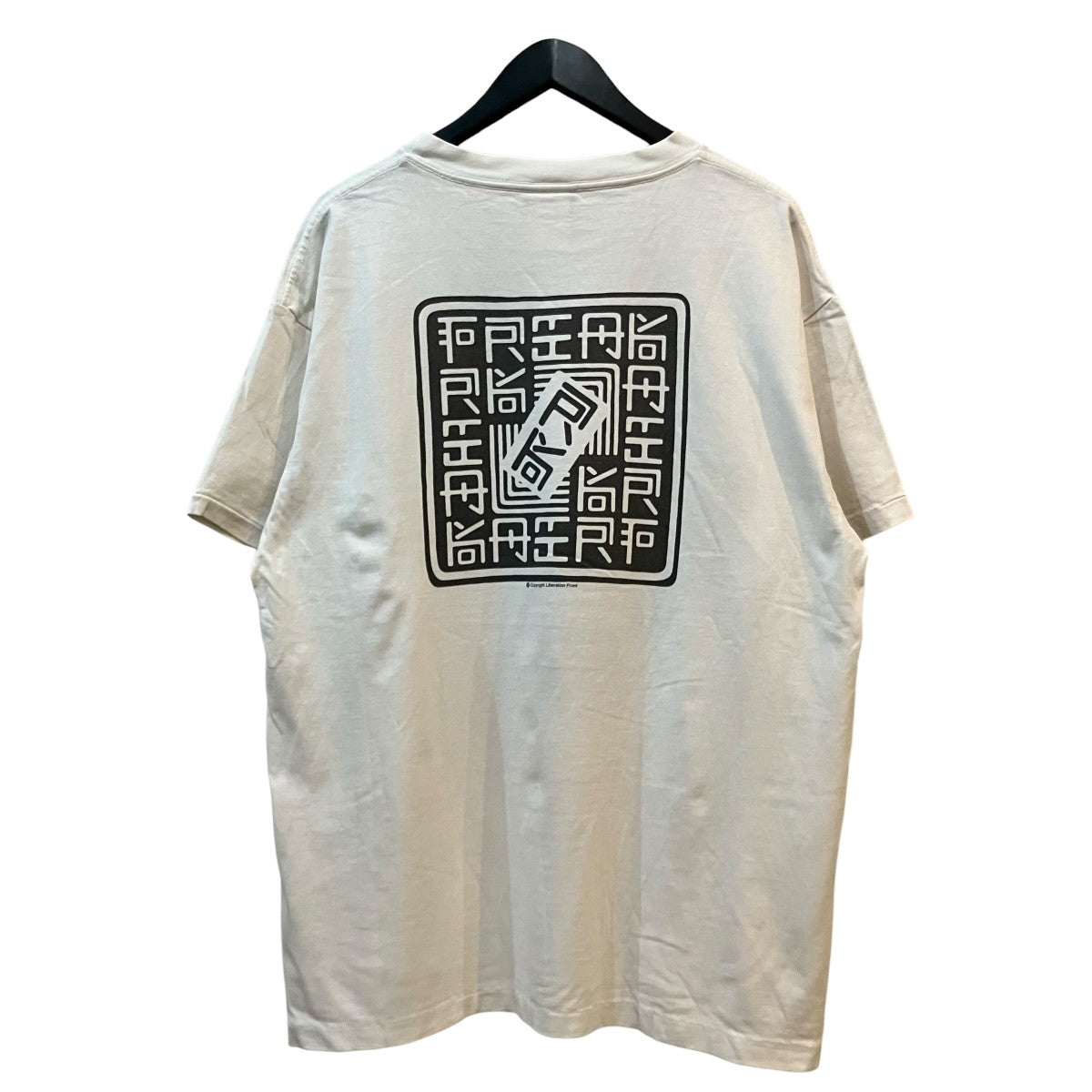 SAINT MICHAEL 23AW「RK SS TEE WITH OUT FEAR」ヴィンテージ加工TシャツSM A23 0000 C07 古着・中古-2枚目のアイテム画像