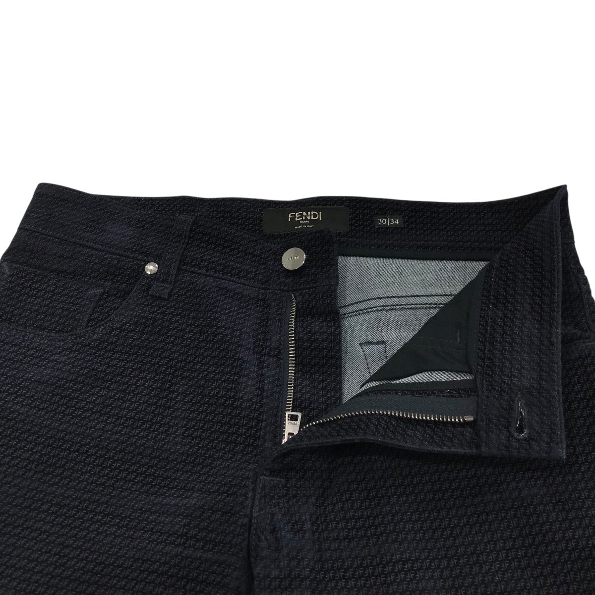 FENDI 総柄ベロアパンツFLP201 古着・中古-3枚目のアイテム画像