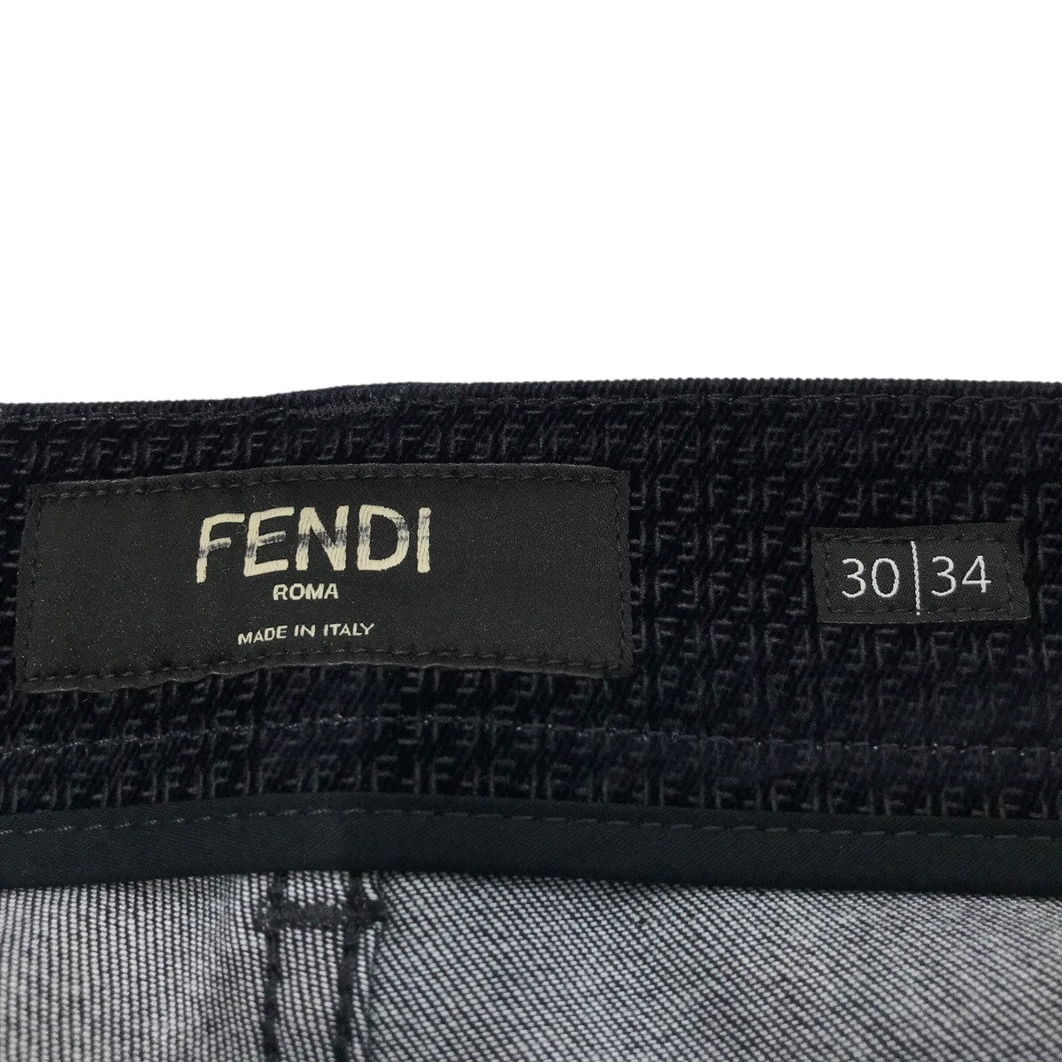 FENDI 総柄ベロアパンツFLP201 古着・中古-5枚目のアイテム画像