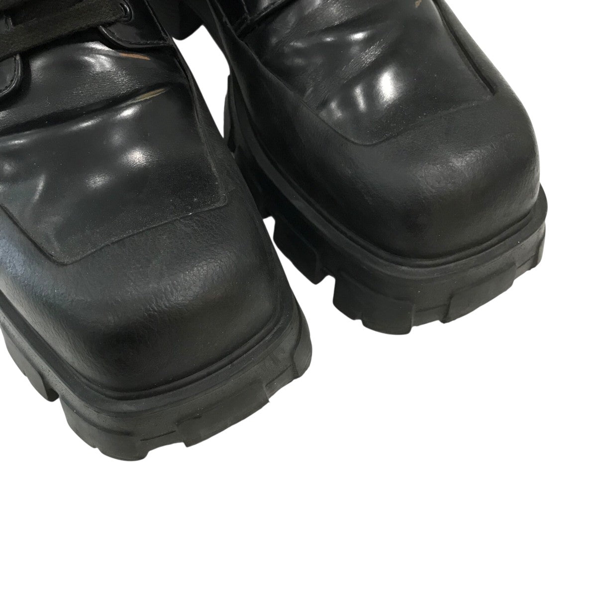 PRADA(プラダ) ブラッシュドレザーダービーシューズ2EG411 2EG411