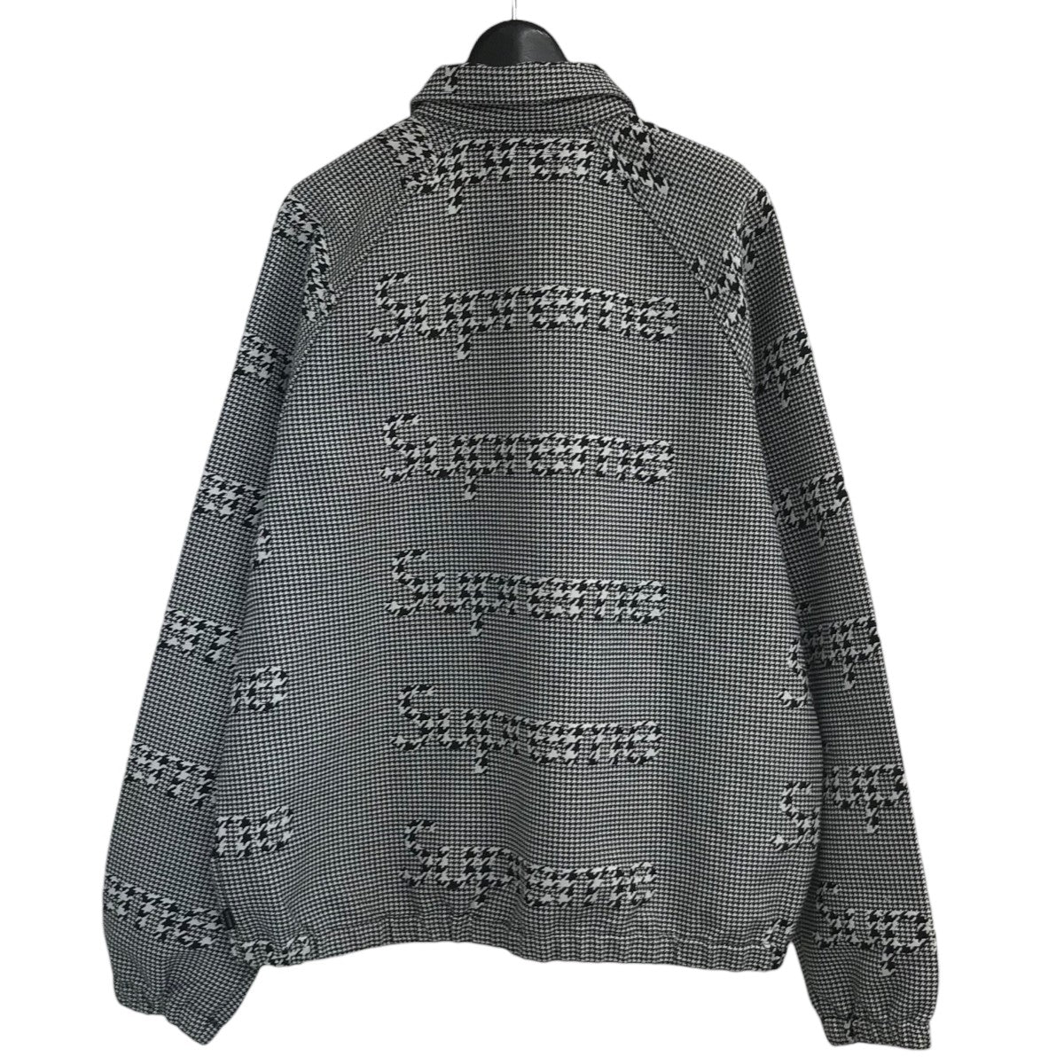 ジャケット・アウター Supreme Houndstooth Logos Snap Jacket Supreme Houndstooth Logos Snap Front Jacket (FW20) - $168