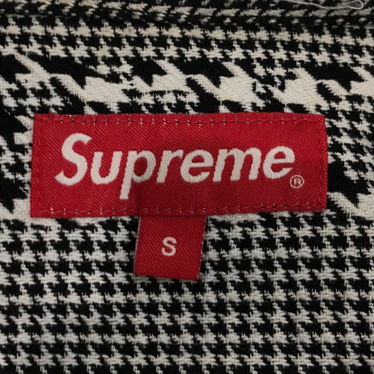 Supreme(シュプリーム) 20AW「Houndstooth Logos Snap Front