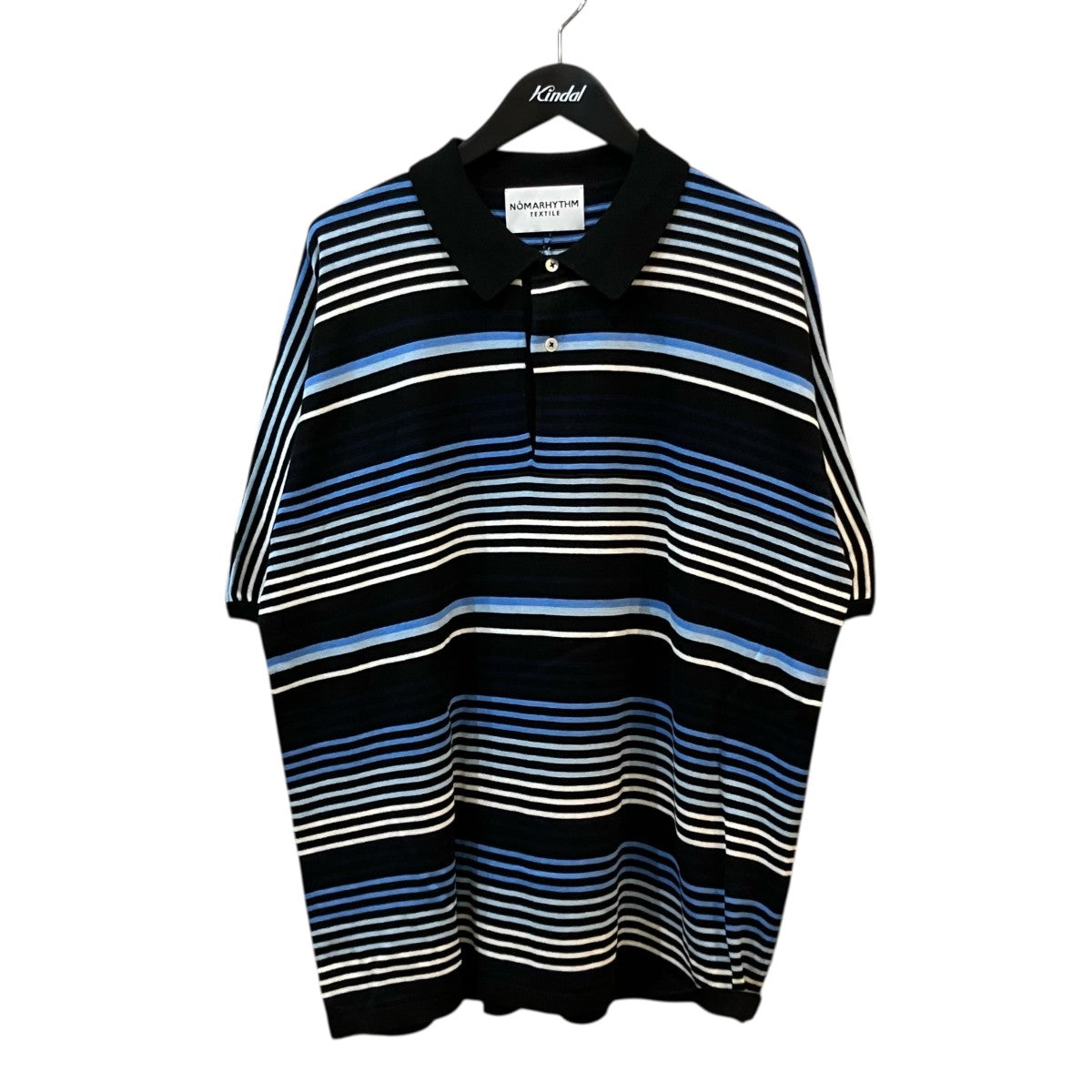 NOMARYHTHM TEXTILE 「Gradation Stripe Polo」ボーダーポロシャツN39KN01 古着・中古-1枚目のアイテム画像