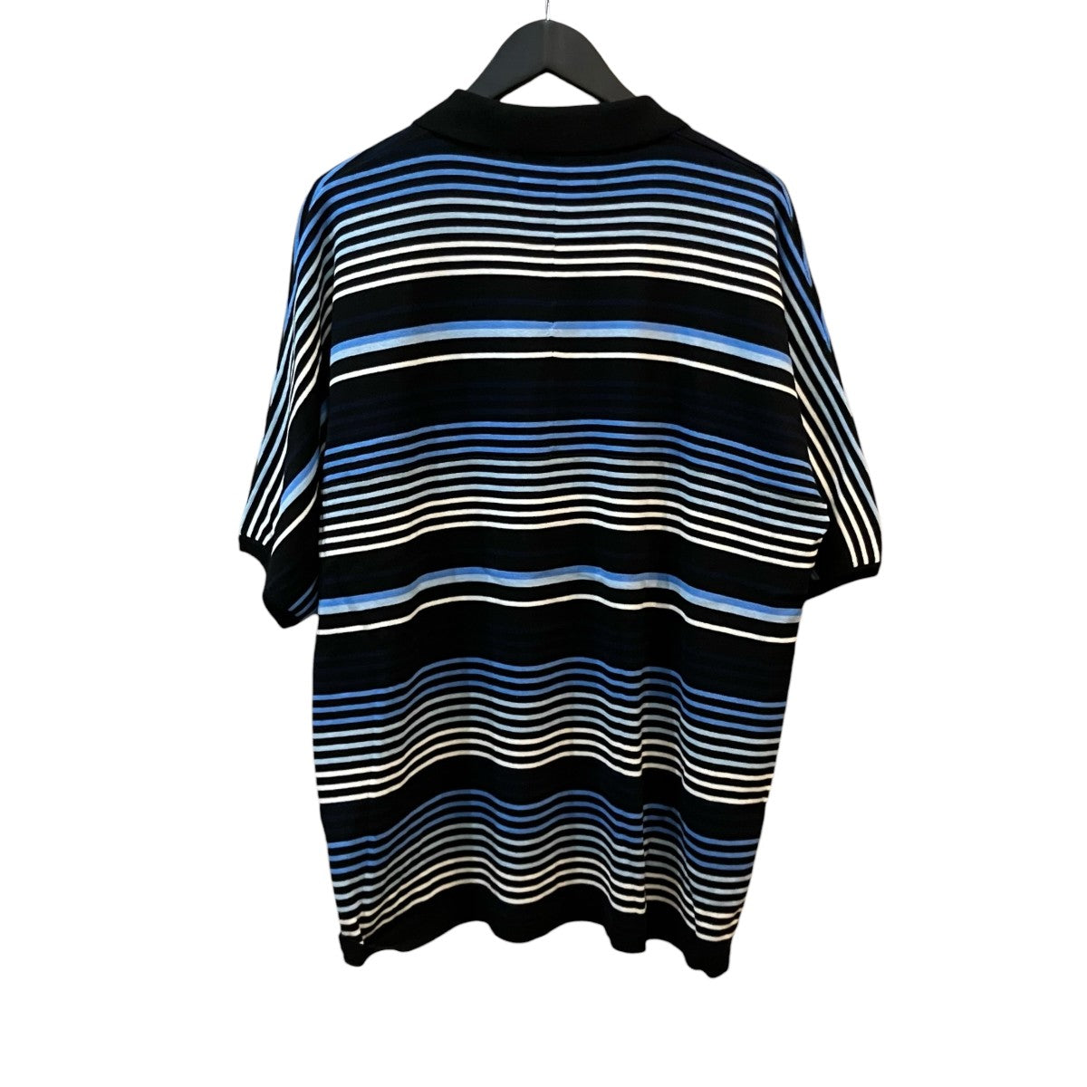 NOMARYHTHM TEXTILE 「Gradation Stripe Polo」ボーダーポロシャツN39KN01 古着・中古-2枚目のアイテム画像