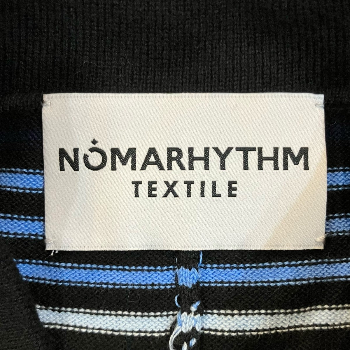 NOMARYHTHM TEXTILE 「Gradation Stripe Polo」ボーダーポロシャツN39KN01 古着・中古-5枚目のアイテム画像