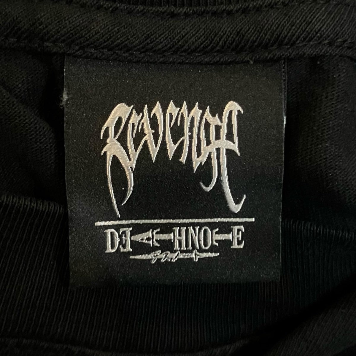 REVENGE×DEATHNOTE リュークバックプリントTシャツ 古着・中古-4枚目のアイテム画像