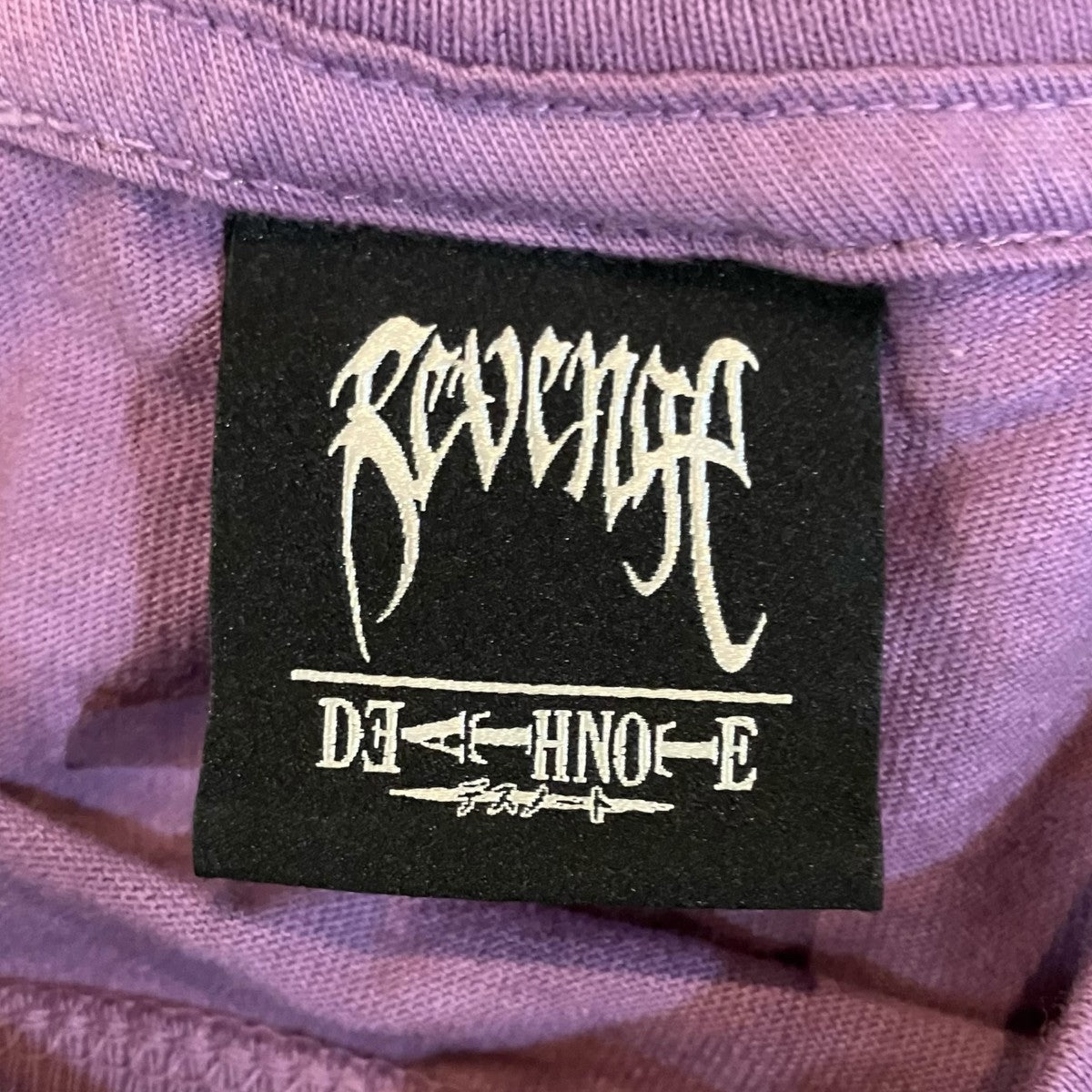 REVENGE×DEATHNOTE LバックプリントTシャツ 古着・中古-5枚目のアイテム画像
