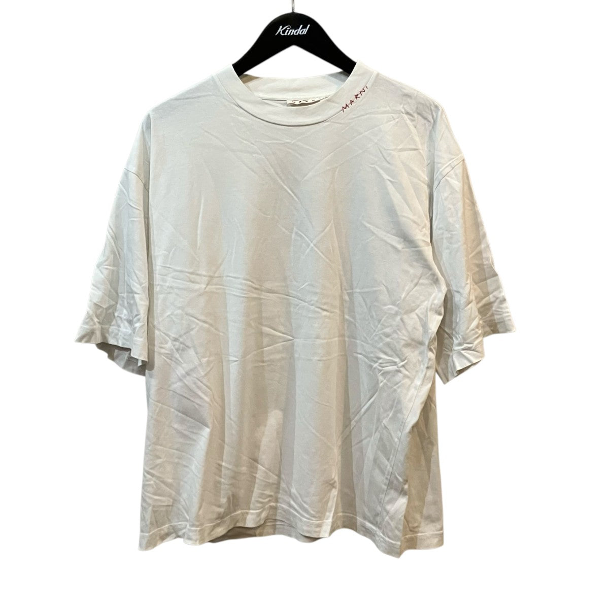 MARNI 25SSネックロゴTシャツHUMU0223X5 古着・中古-1枚目のアイテム画像