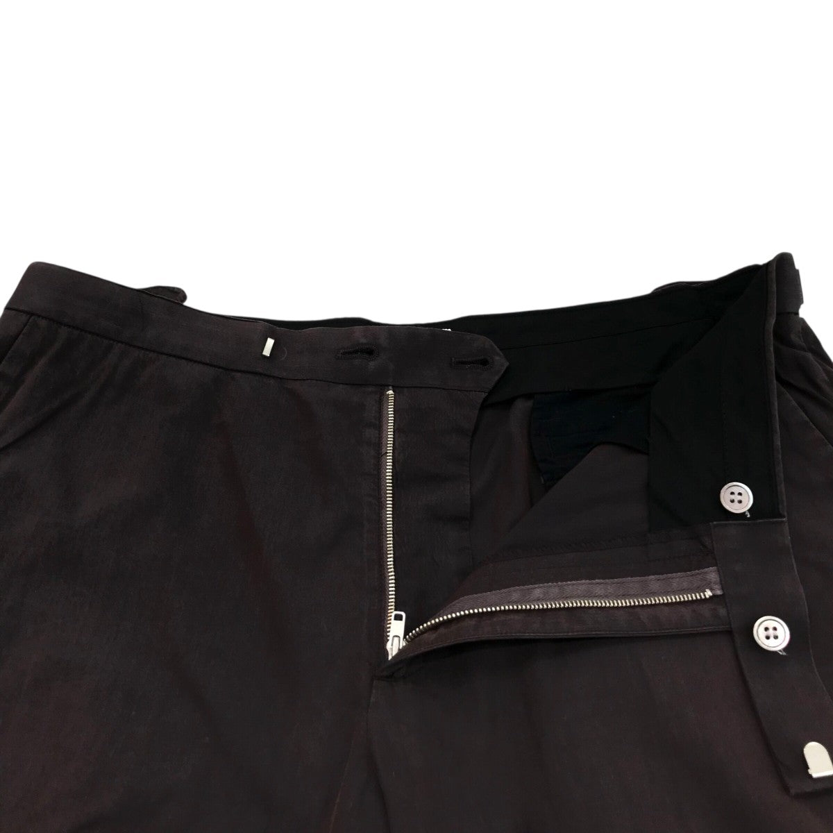 AURALEE(オーラリー) 「FINX SILK CHAMBRAY SLACKS」コットンシルク