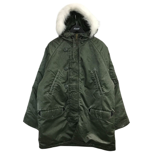 supreme n-3b フライトジャケット Supreme(シュプリーム) 24AW「Washed Satin N-3B Parka」N-3Bフライト