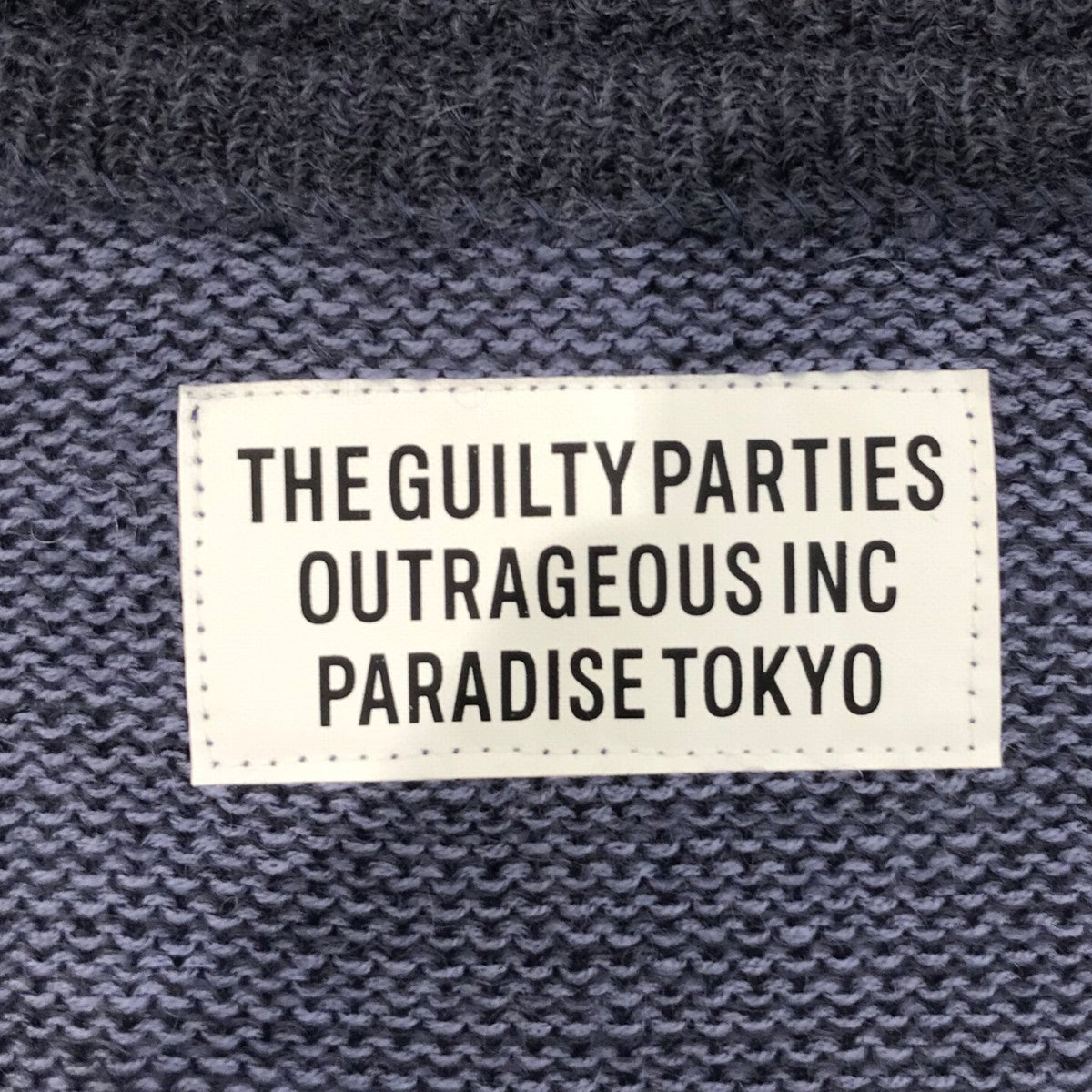 最終値下げ wackomaria モヘア ネイビー カーディガン WACKO MARIA(ワコマリア) モヘアカーディガン ネイビー サイズ M