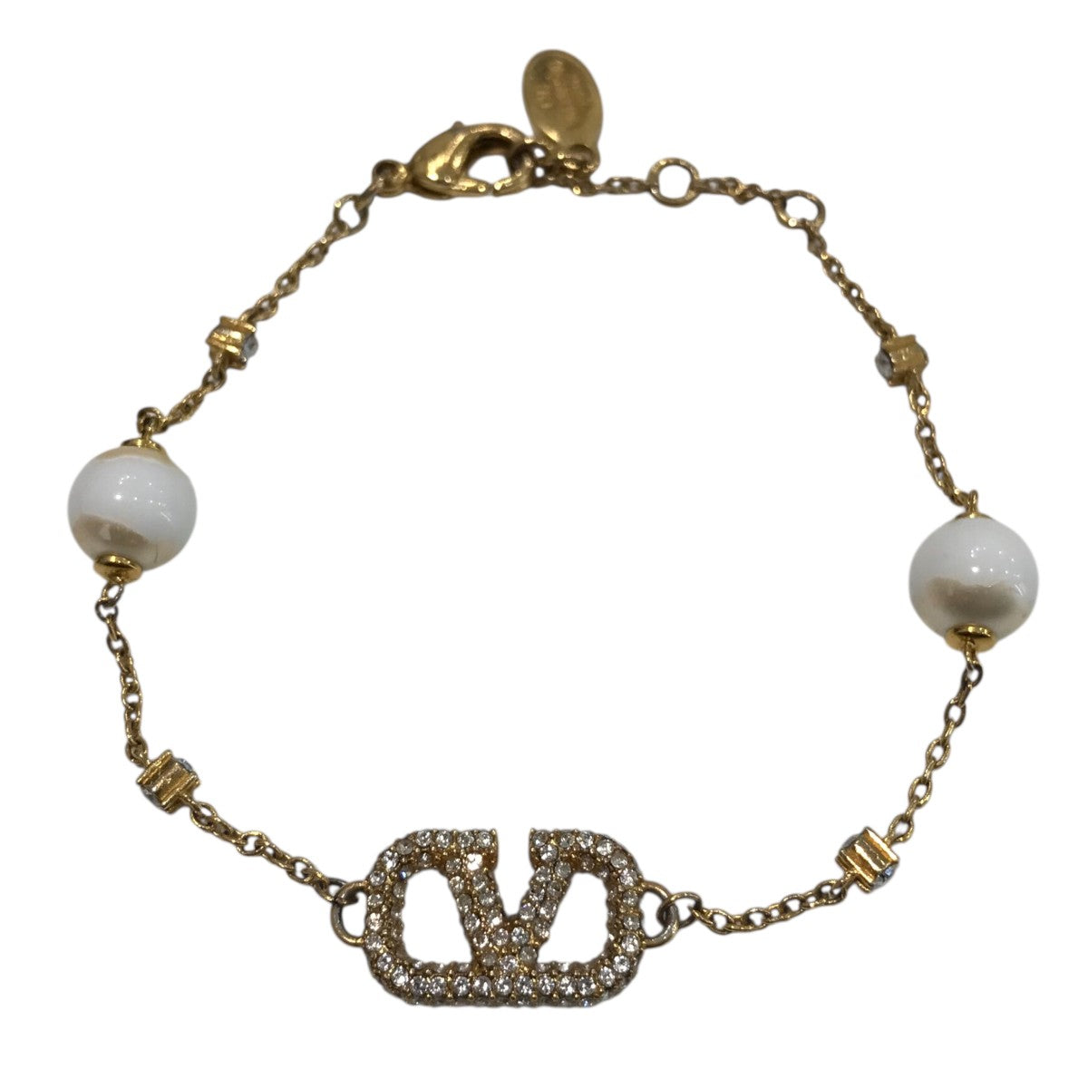 VALENTINO(ヴァレンチノ) Vロゴブレスレット ゴールド｜【公式