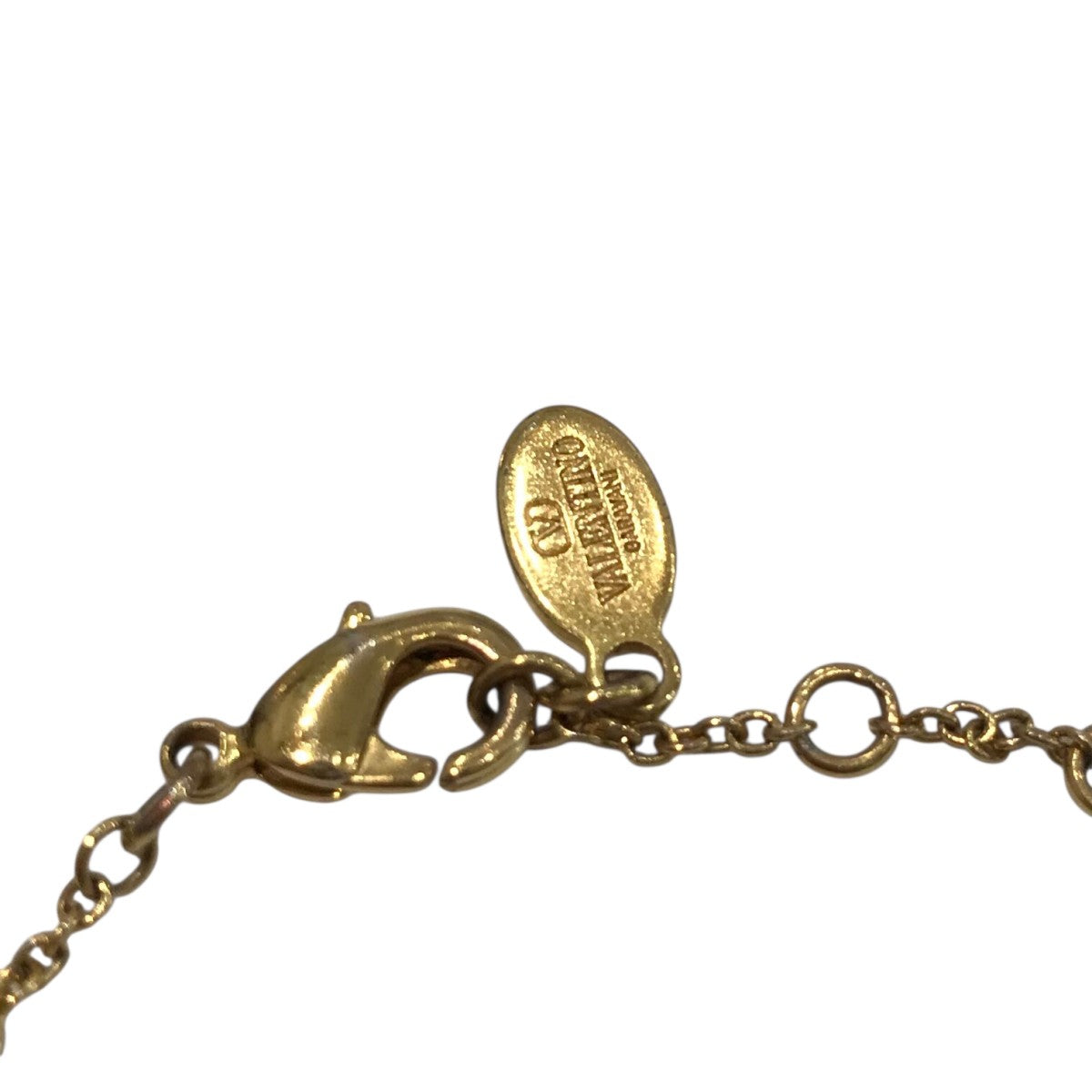 VALENTINO(ヴァレンチノ) Vロゴブレスレット ゴールド｜【公式