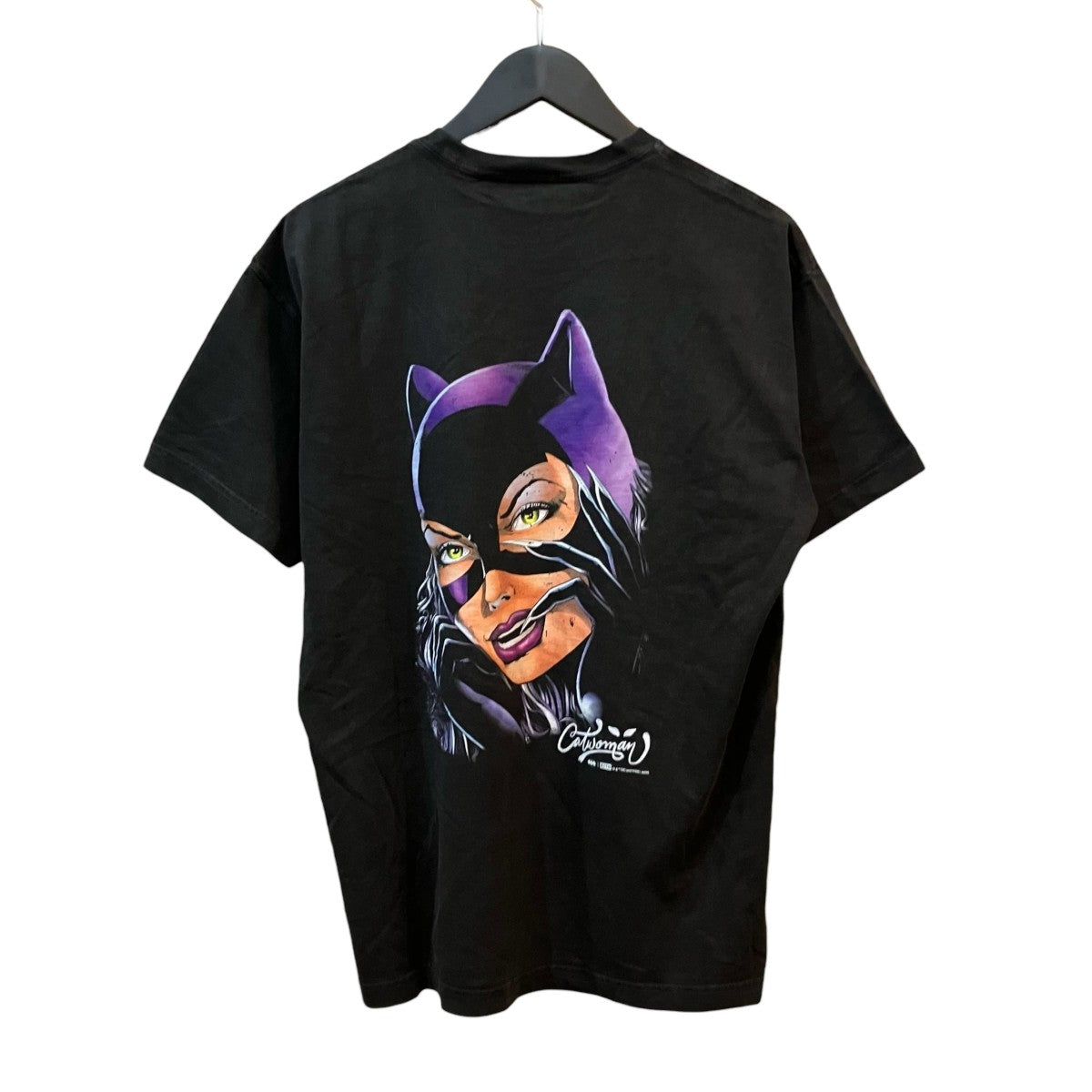 KITH×MARVEL BATMAN キャットウーマンバックプリントヴィンテージ加工Tシャツ24073060008140 古着・中古-2枚目のアイテム画像