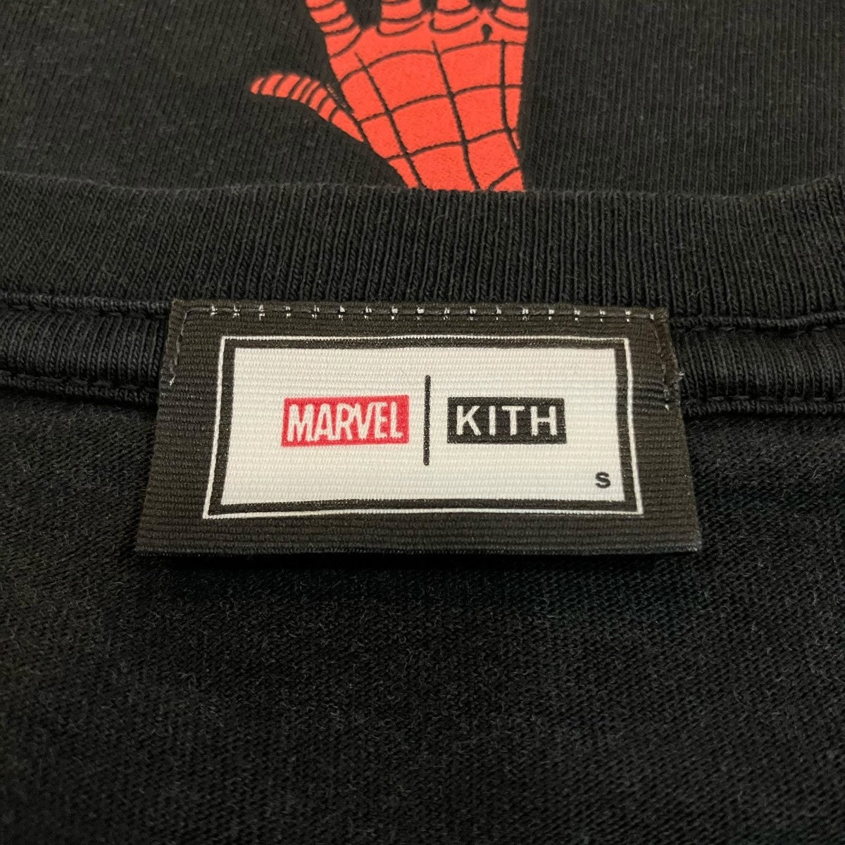KITH×MARVEL スパイダーマンプリントヴィンテージ加工TシャツKHM030619 古着・中古-5枚目のアイテム画像
