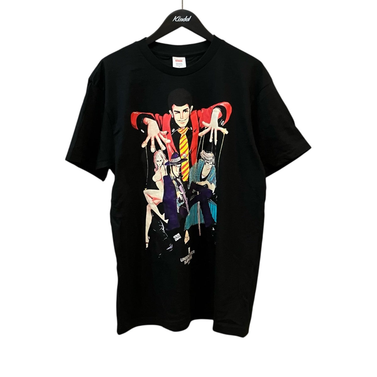Supreme×UNDERCOVER 23SS「Lupin Tee」ルパンプリントTシャツ 古着・中古-1枚目のアイテム画像