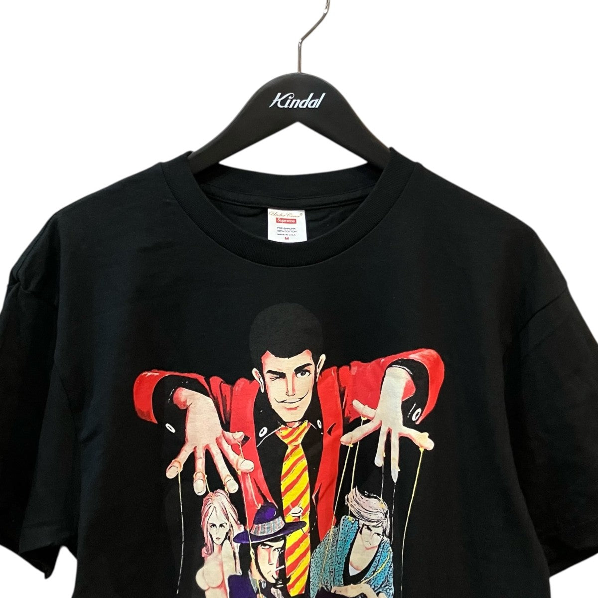 Supreme×UNDERCOVER 23SS「Lupin Tee」ルパンプリントTシャツ 古着・中古-3枚目のアイテム画像