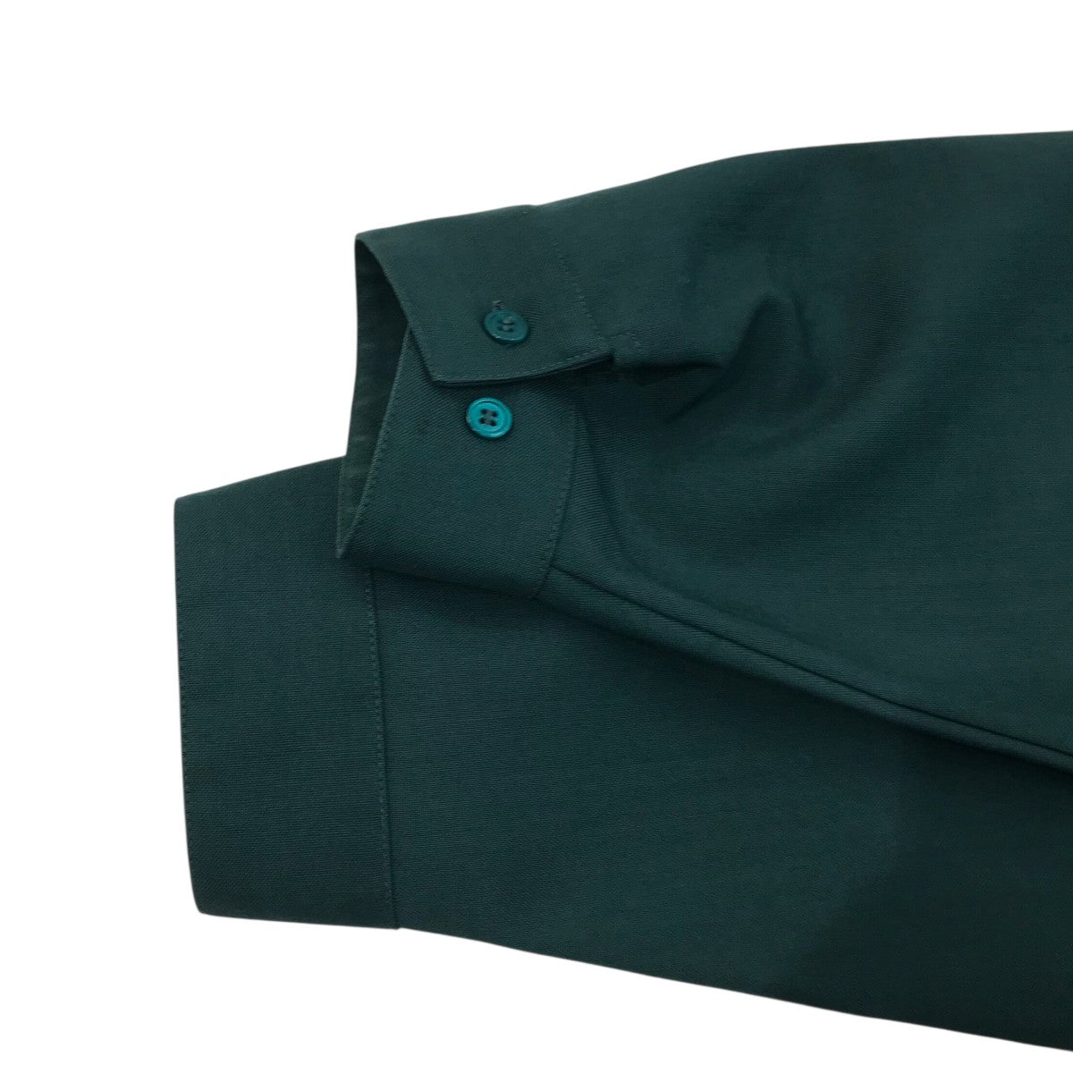 MARNI ナイロンパッカブルシャツ グリーン×ブラック　44 MARNI(マルニ) トロピカルウールシャツCUMU0061A0 CUMU0061A0