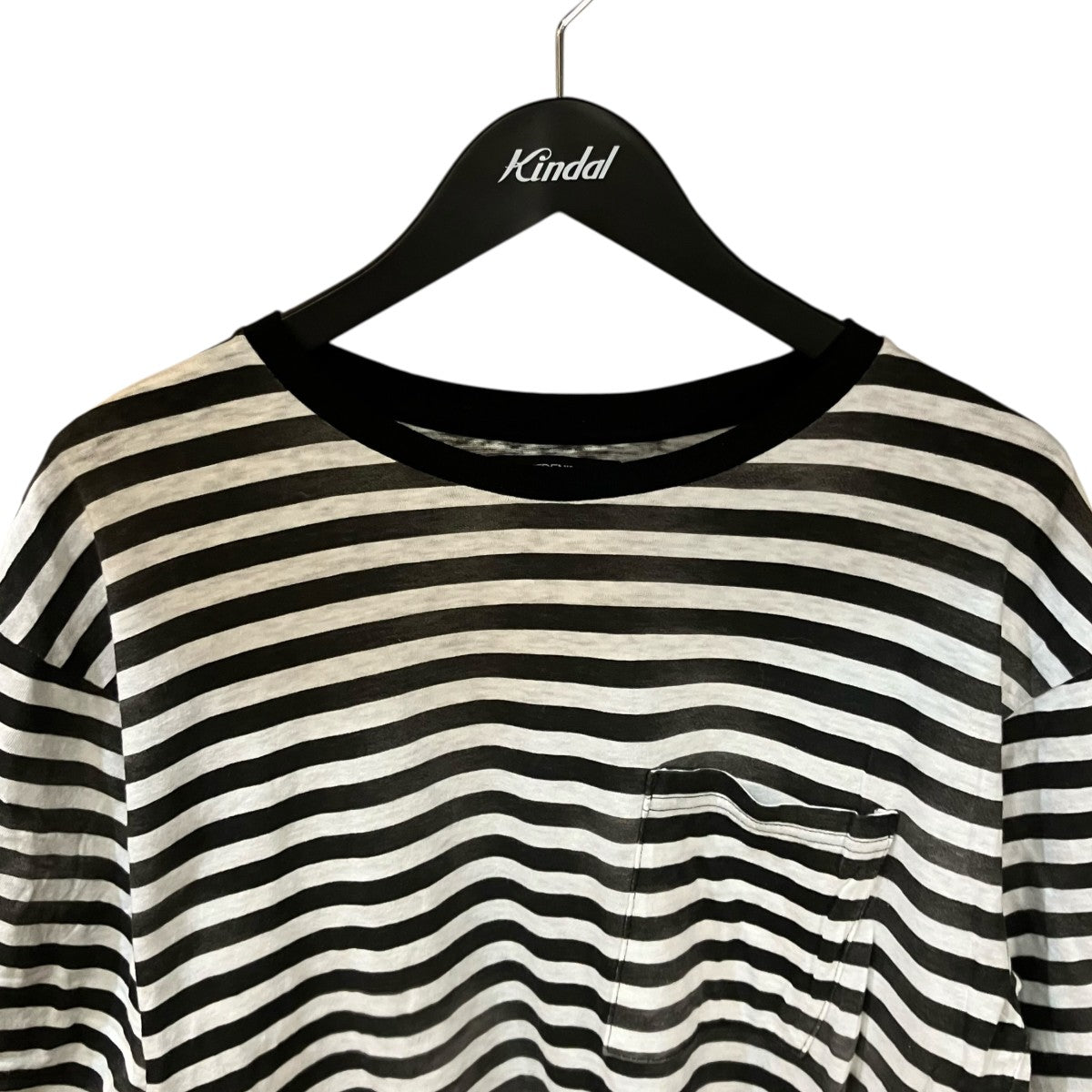 MINEDENIM 「Hazy Border T-SHIRT」ボーダーTシャツ2206600107L2 古着・中古-3枚目のアイテム画像