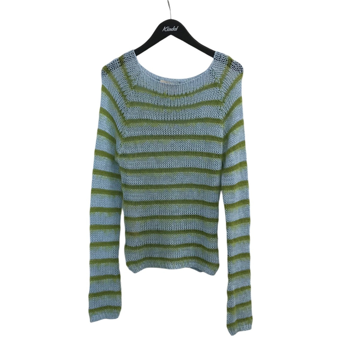 MARNI(マルニ) 24SSコットン×モヘアボーダーニットGCMD0512Q0