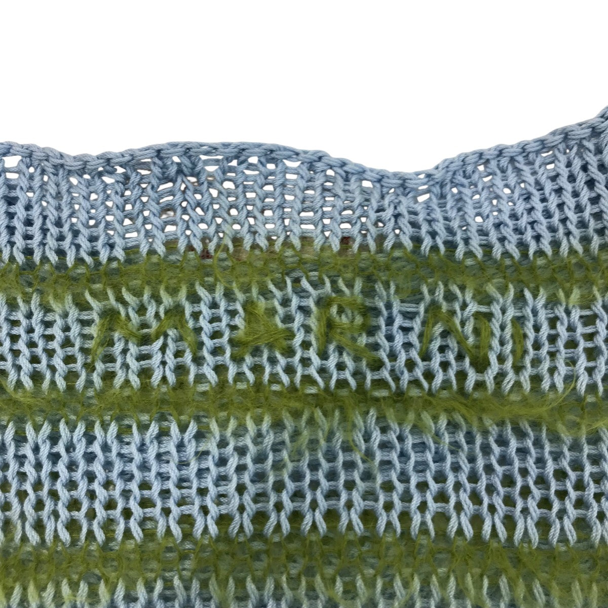 MARNI(マルニ) 24SSコットン×モヘアボーダーニットGCMD0512Q0