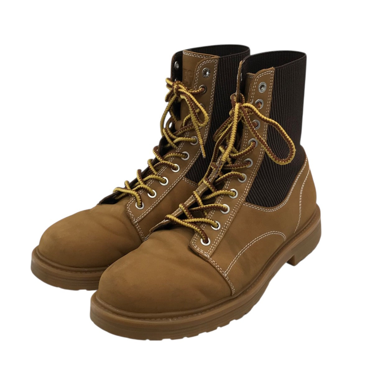 DIESEL(ディーゼル) サイドジップブーツ ベージュ サイズ 44｜【公式