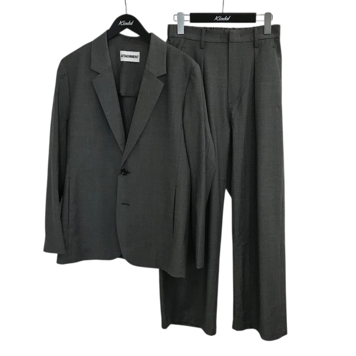 attachment wool gabargin セットアップ ATTACHMENT(アタッチメント) セットアップスーツAG51018/AP51006