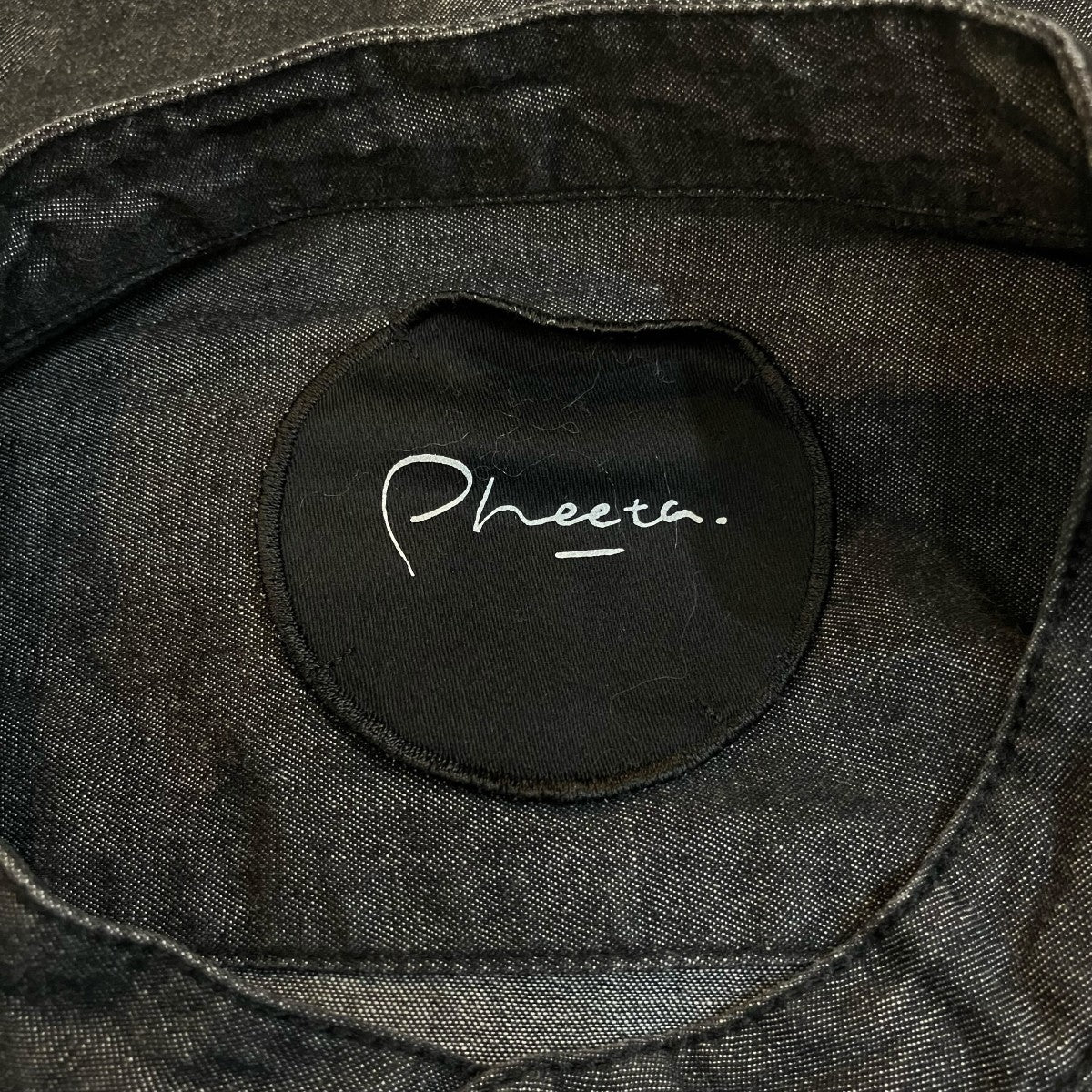 Pheeta 「Trinity」ハーフスリーブ デニム シャツ014CUN SH21D 古着・中古-5枚目のアイテム画像