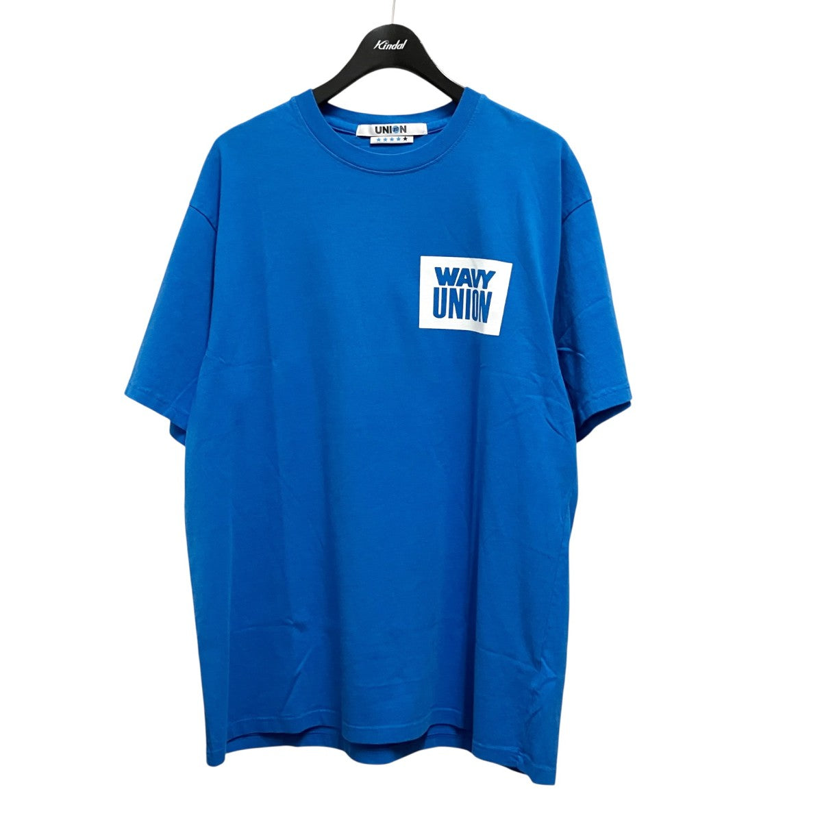 WAVY BLOCK S S TEEプリントTシャツ
