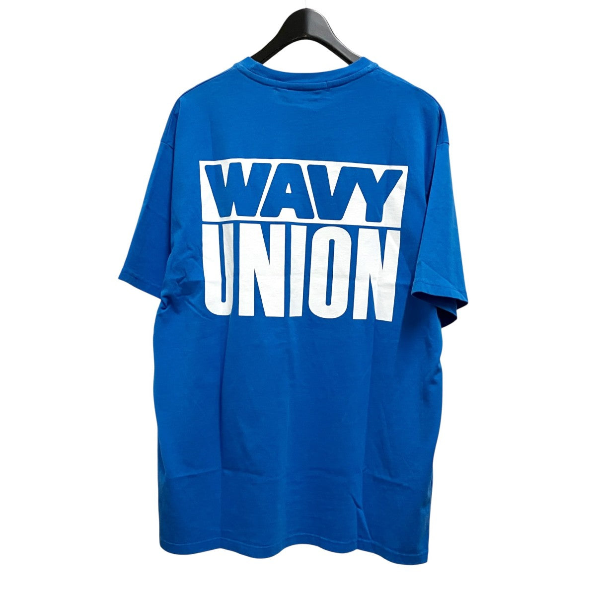 WAVY BLOCK S S TEEプリントTシャツ
