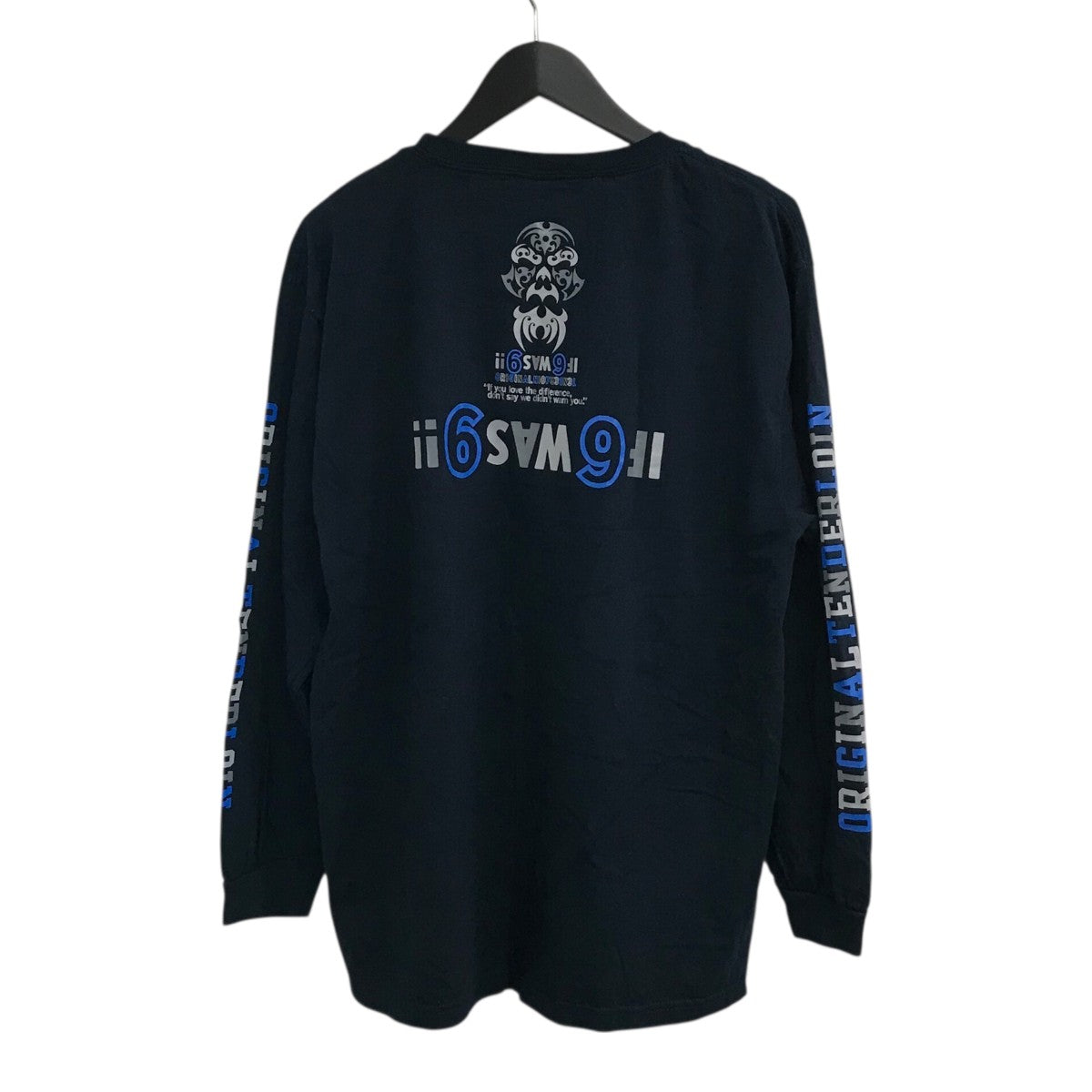 希少品！ TENDERLOIN 長袖 Tシャツ ロンT ACID ネイビー XL TENDERLOIN(テンダーロイン) ロングスリーブTシャツ ネイビー サイズ M