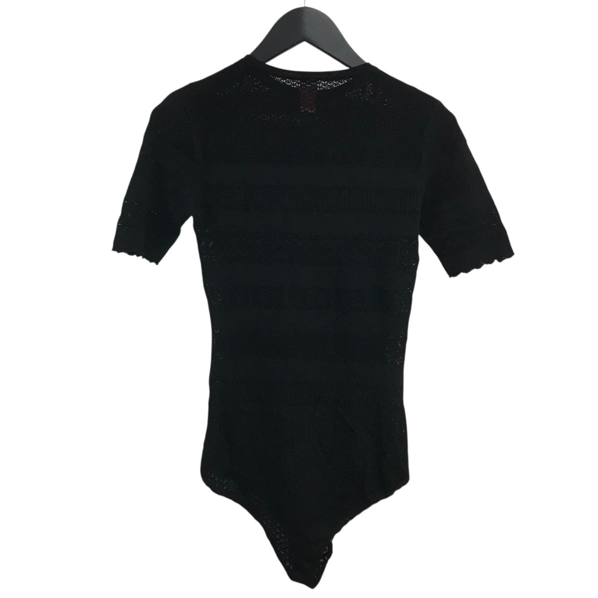 「STRETCH LACE KNIT BODYSUIT」半袖ニットレースボディスーツFTC252 0716